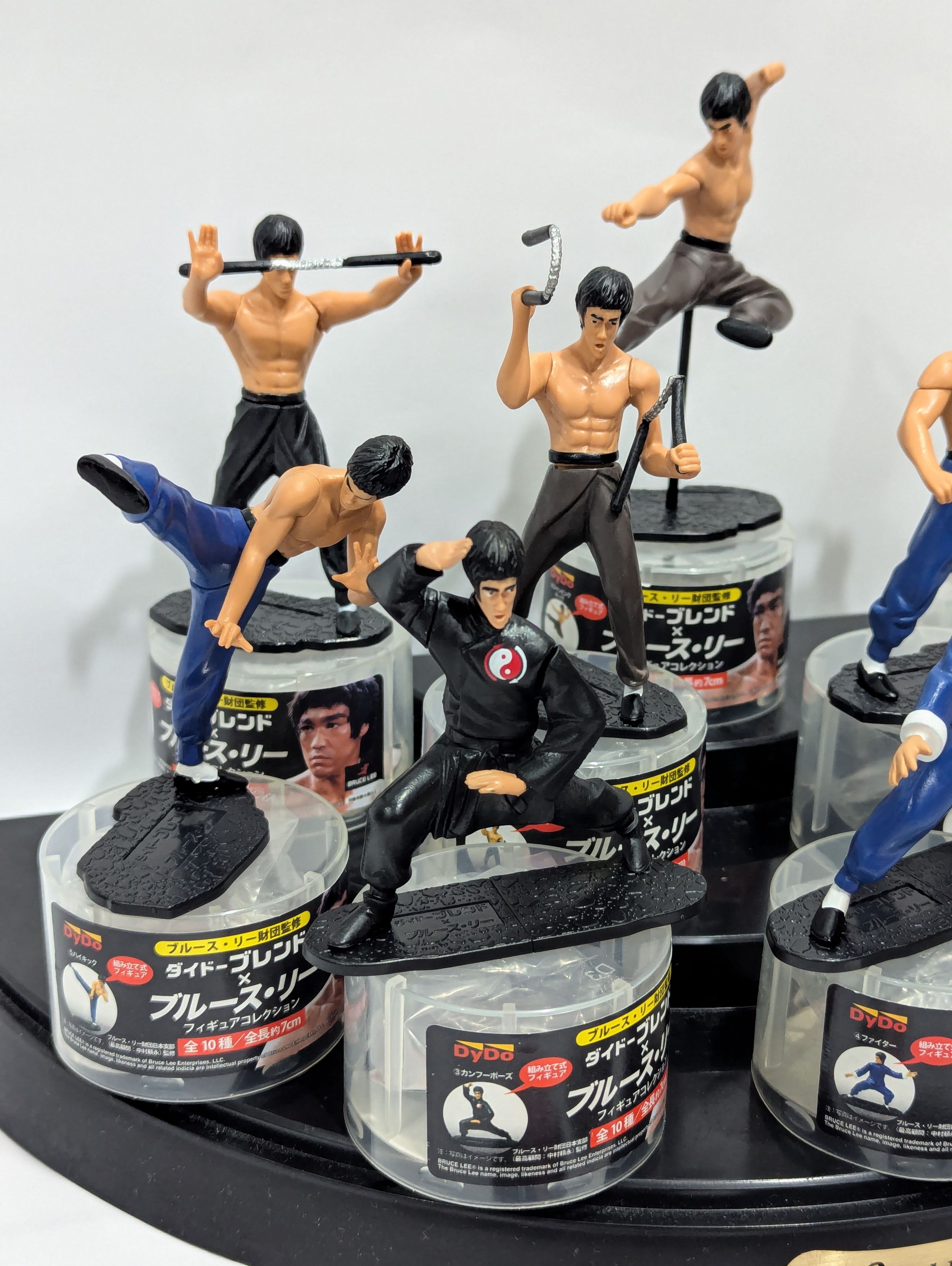Japanese Brand RARE Bruce Lee Action Figure Dydo Collection Complete Set Size ONE SIZE - 2 Thumbnail