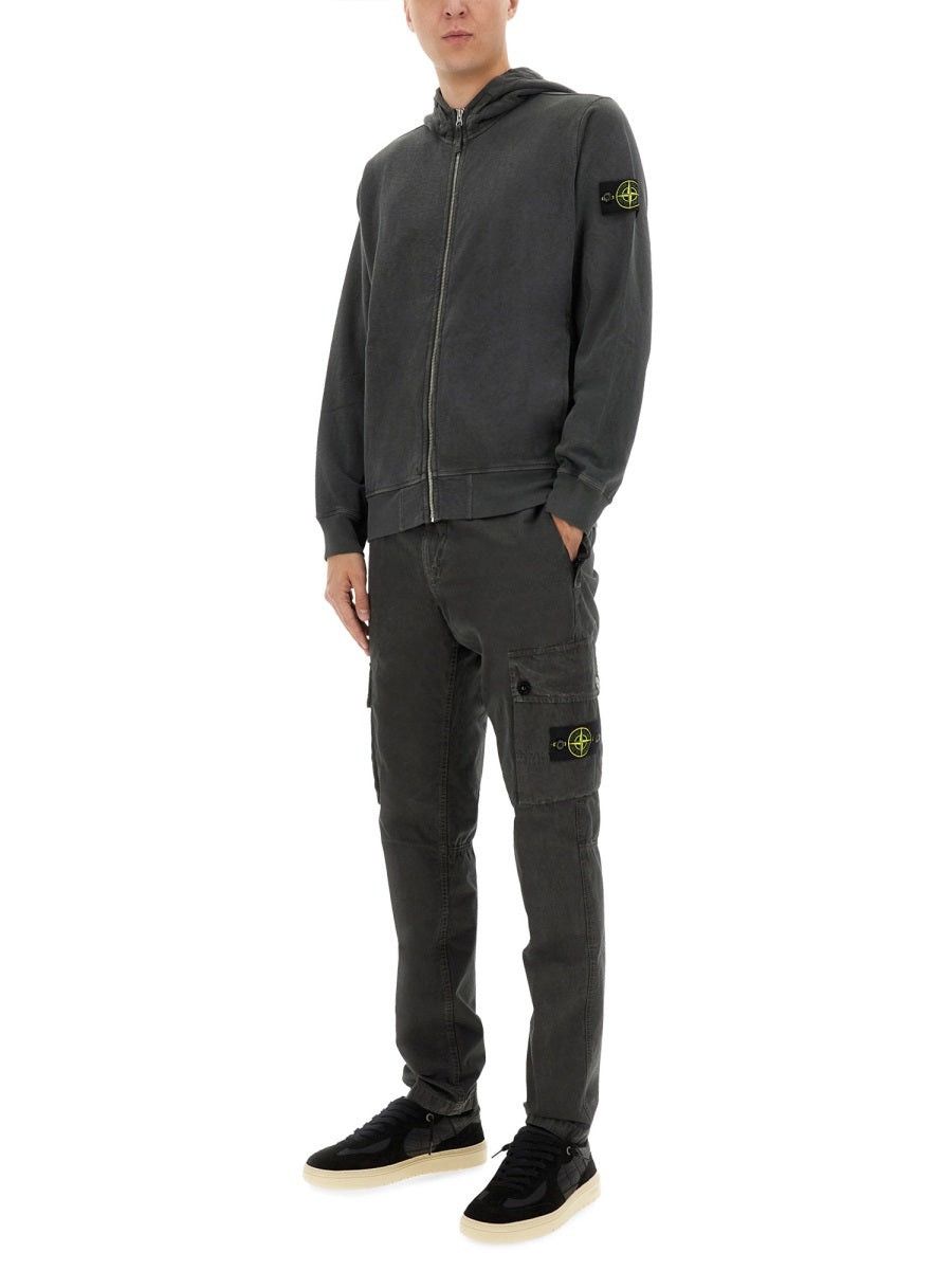 Stone Island os11x0326 Zipper Hoodie in Grey Size US S / EU 44-46 / 1 - 2 Thumbnail