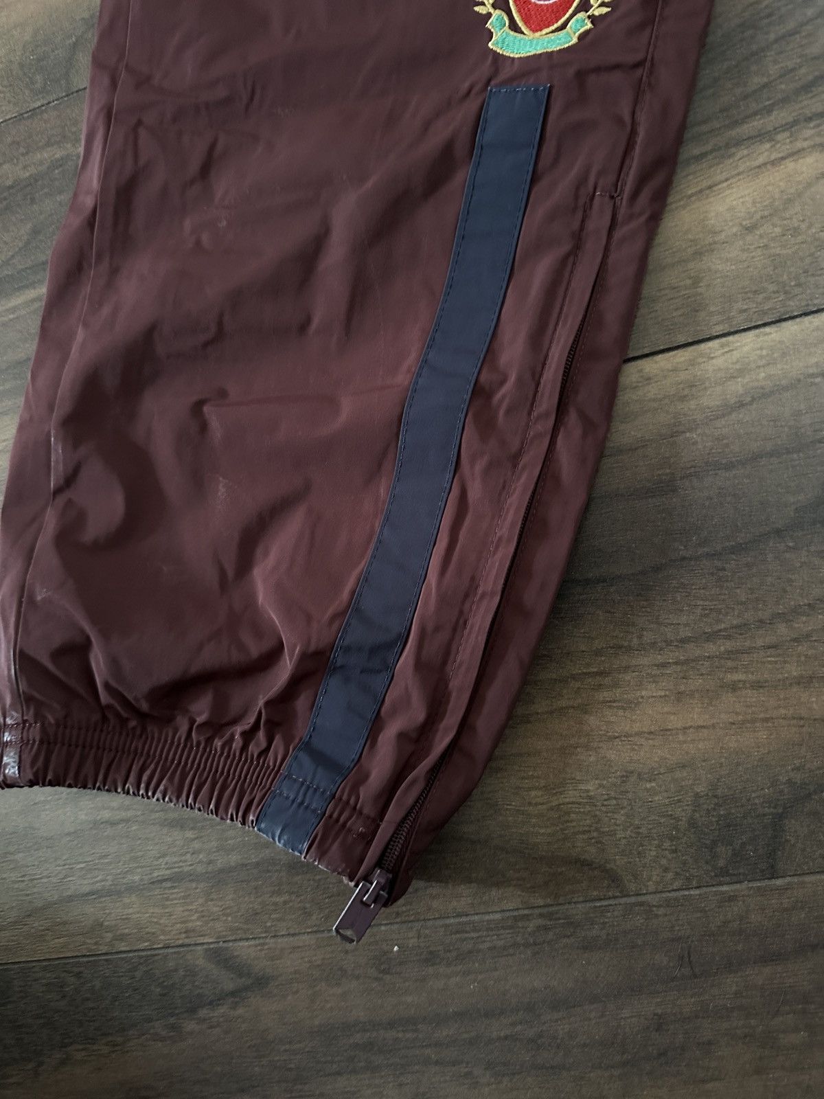 Yeezy Yeezy Season 5 Calabasas Nylon Track Pants Burgundy Size US 32 / EU 48 - 3 Thumbnail