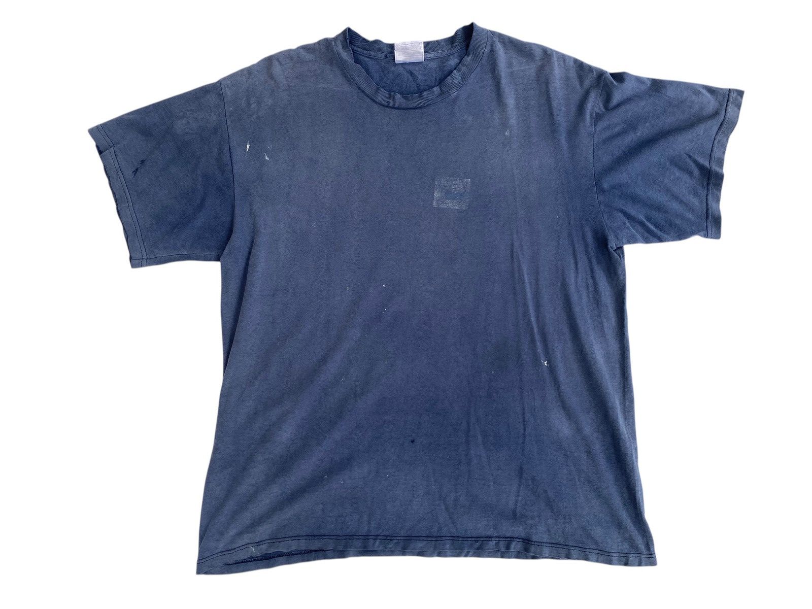 Nike × Vintage Vtg 90s Nike Tee Big Swoosh Size US L / EU 52-54 / 3 - 2 Thumbnail