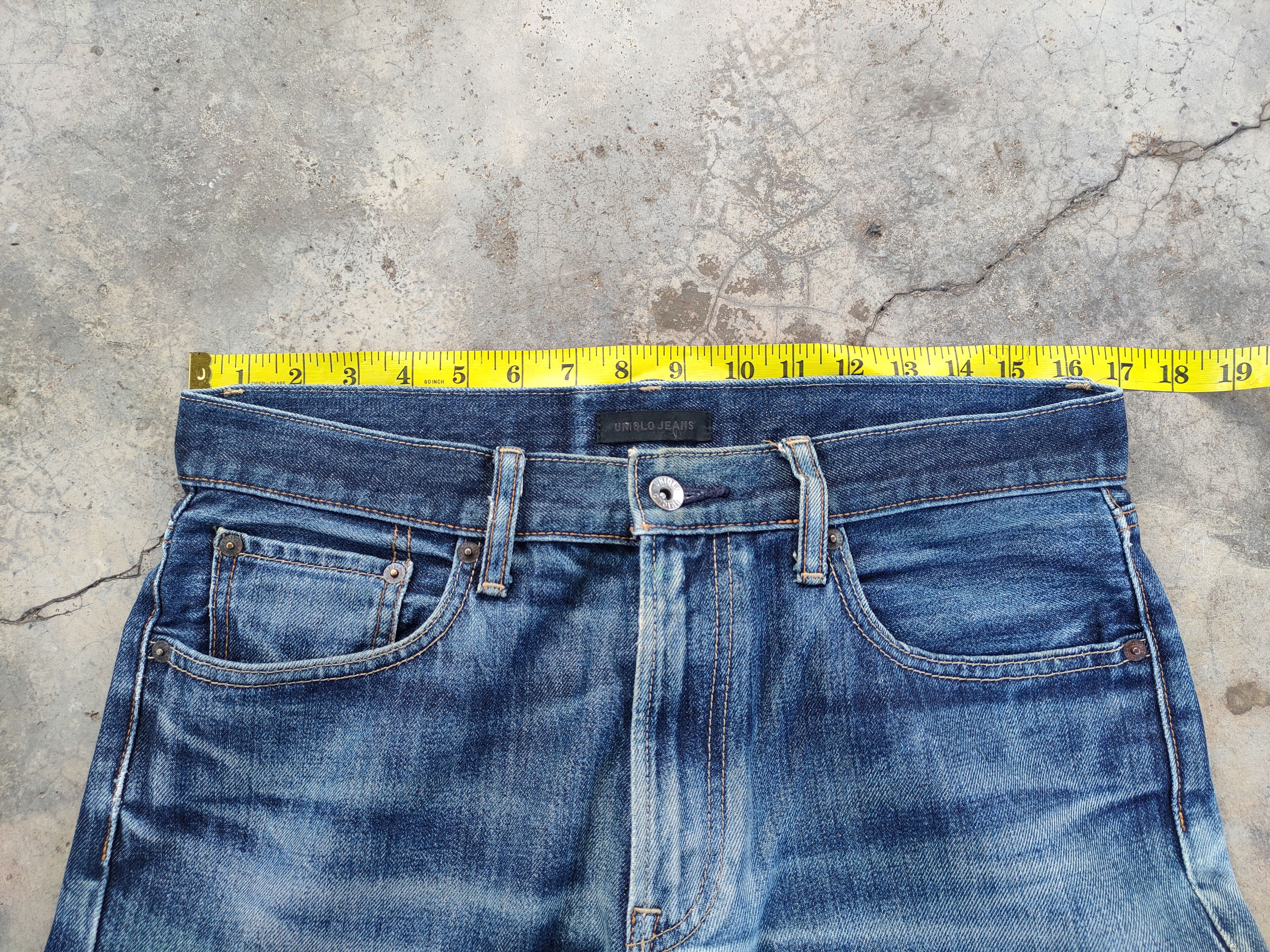 Japanese Brand × Jean × Vintage W33 VINTAGE JAPANESE FADED JEANS DENIM PANTS Size US 33 - 7 Thumbnail