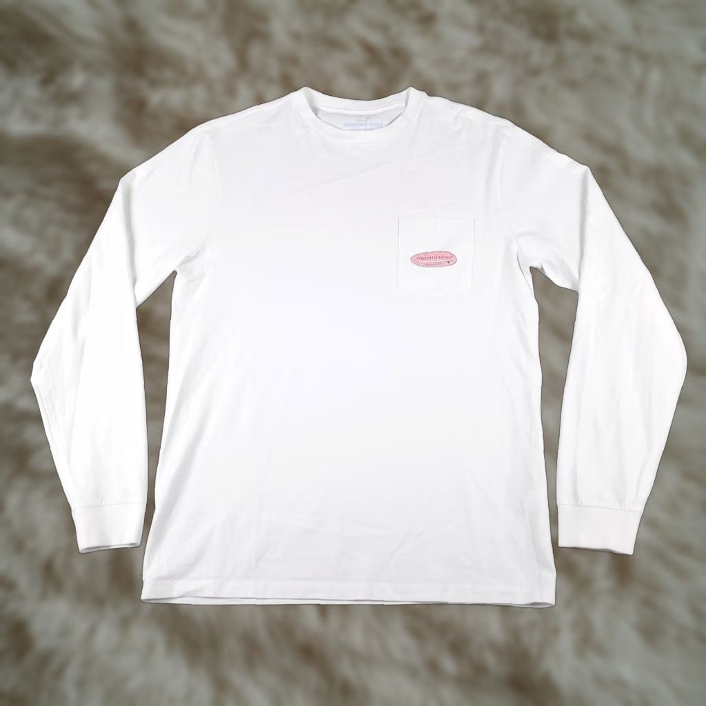 Vineyard Vines Vineyard Vines Shirt Adult Small White Long Sleeve Pocket Logo Unisex Size US S / EU 44-46 / 1 - 1 Thumbnail