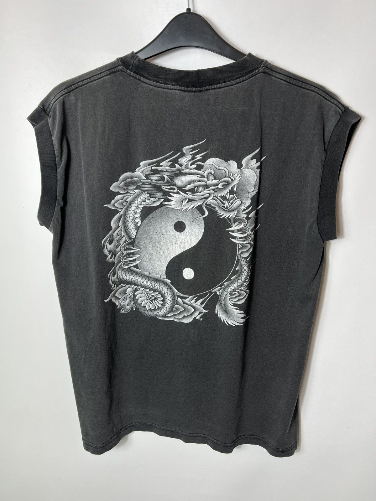 Japanese Brand Vintage streetwear y2k Japanese Style Dragon Overprint tee Size US M / EU 48-50 / 2 - 6 Thumbnail