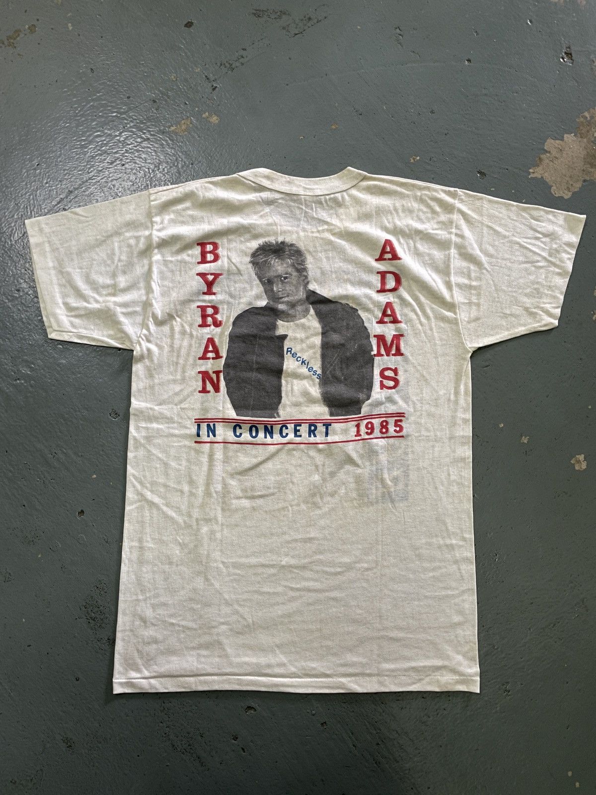 Band Tees × Vintage Vintage 80s Bryan Adams “RECKLESS” Band Tees Size US L / EU 52-54 / 3 - 5 Thumbnail