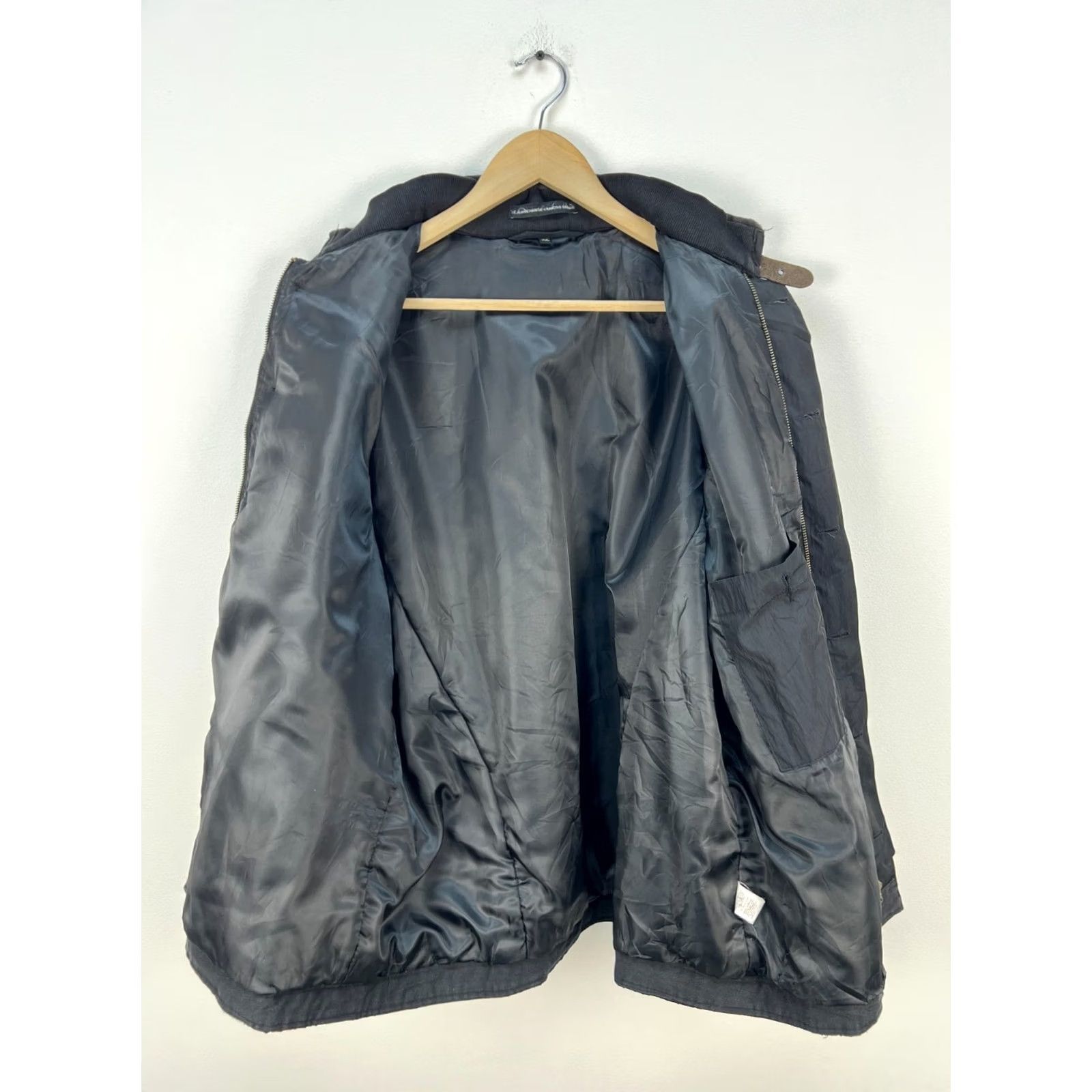 Vintage VINTAGE Le Jean de Marithe Francois Girbaud Jacket Men XL Black Logo Patch 90s Coat Jacket Size US 36 / EU 52 - 6 Thumbnail