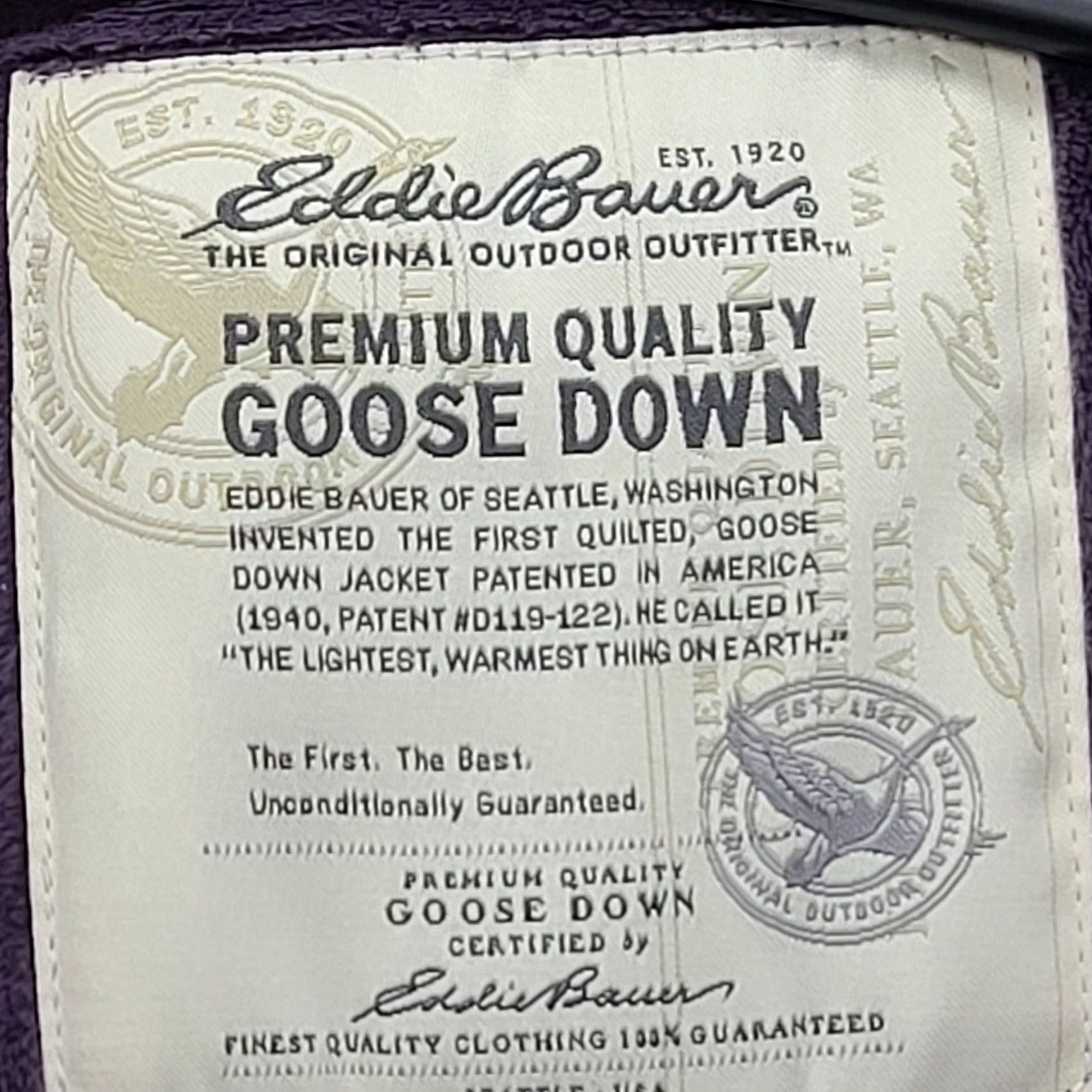 Eddie Bauer VINTAGE? No. Eddie Bauer Puffer Vest Womens S Goose Down Fleece Lined Regular Fit Gorpcore Size S / US 4 / IT 40 - 2 Thumbnail