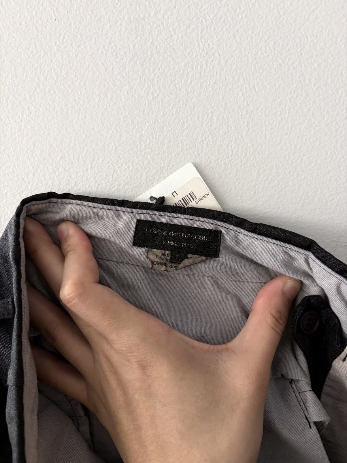 Comme des Garcons Homme Plus Comme des Garçons Homme Plus AD2019 Polyester Twill Pants Size US 32 / EU 48 - 5 Thumbnail