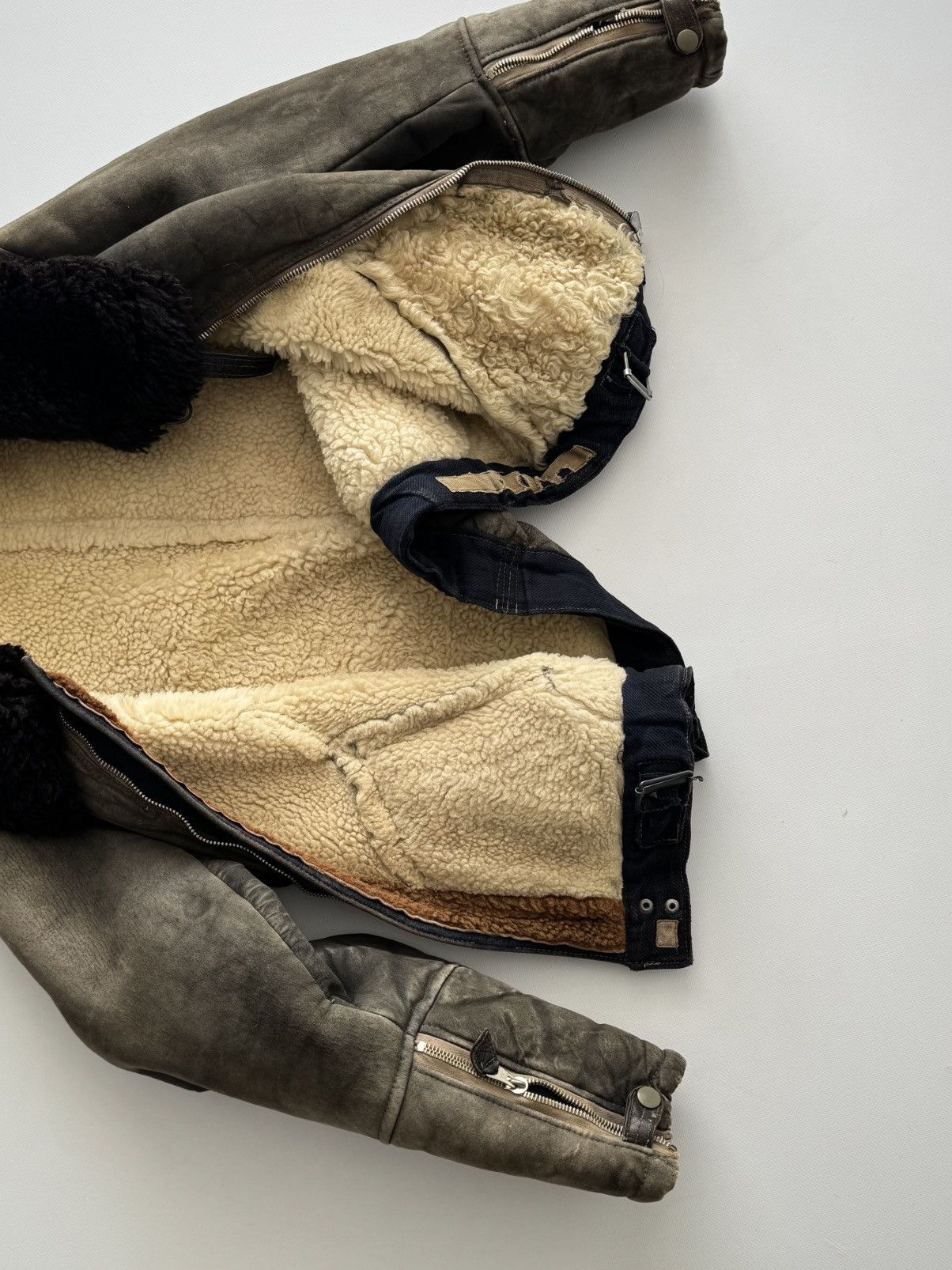 Vintage Vintage Original WW2 German 'Channel' Shearling Jacket Size US M / EU 48-50 / 2 - 13 Thumbnail