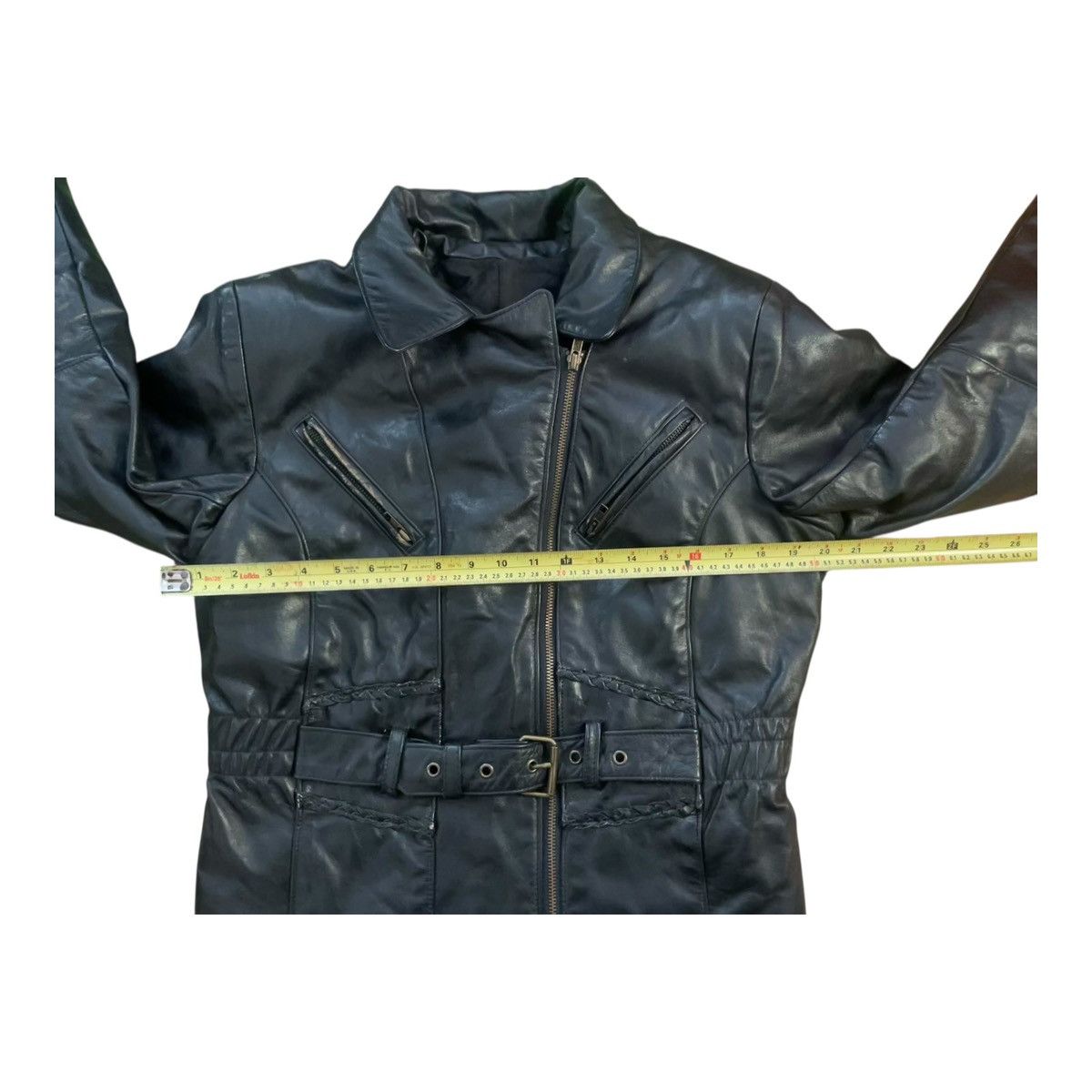 Other Vintage Unbranded Women’s Black Leather Motorcycle Sz Small Size S / US 4 / IT 40 - 8 Thumbnail