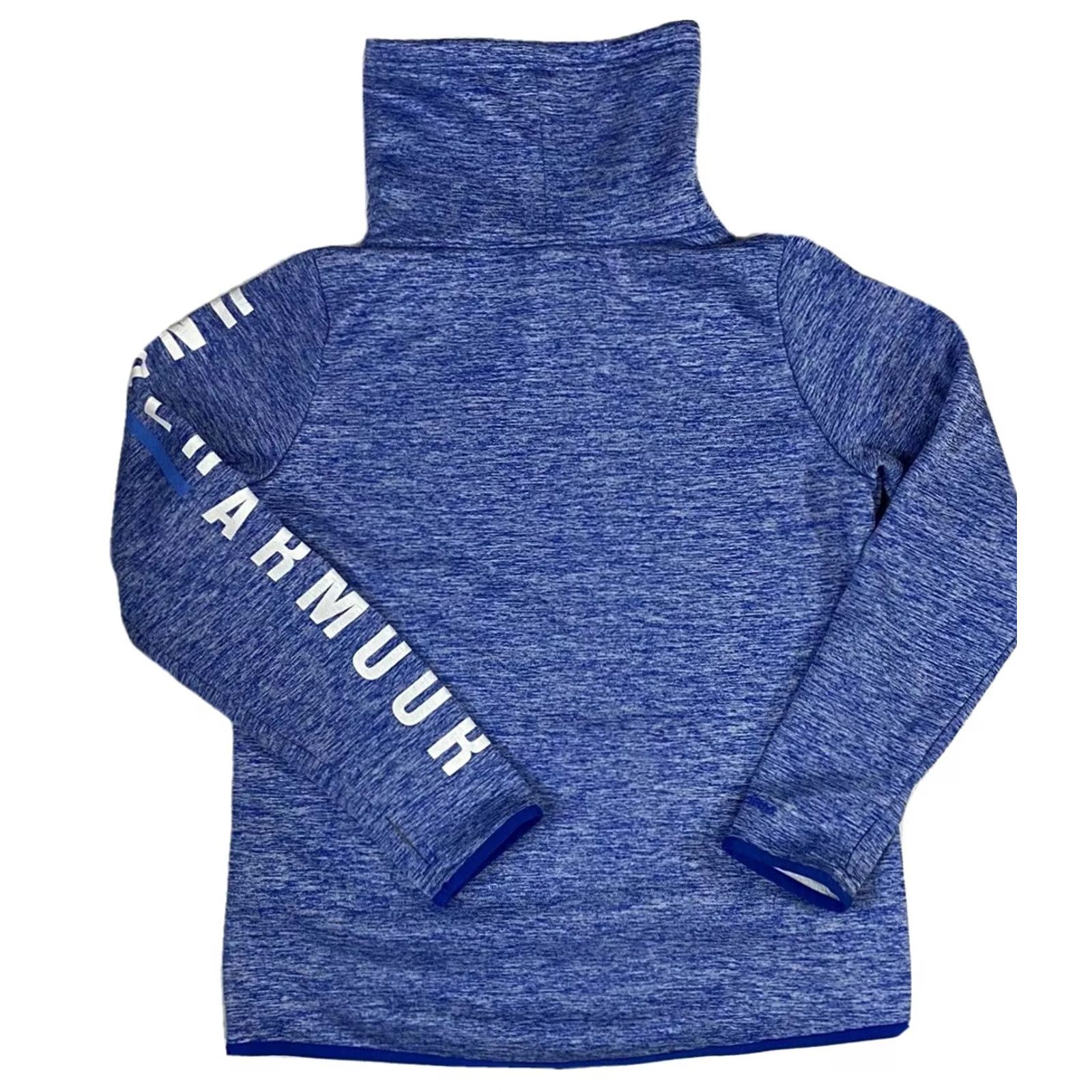 Under Armour Under Armour Womens Storm Fleece High Neck Sweatshirt Cold Gear Blue sz Small Size S / US 4 / IT 40 - 2 Thumbnail