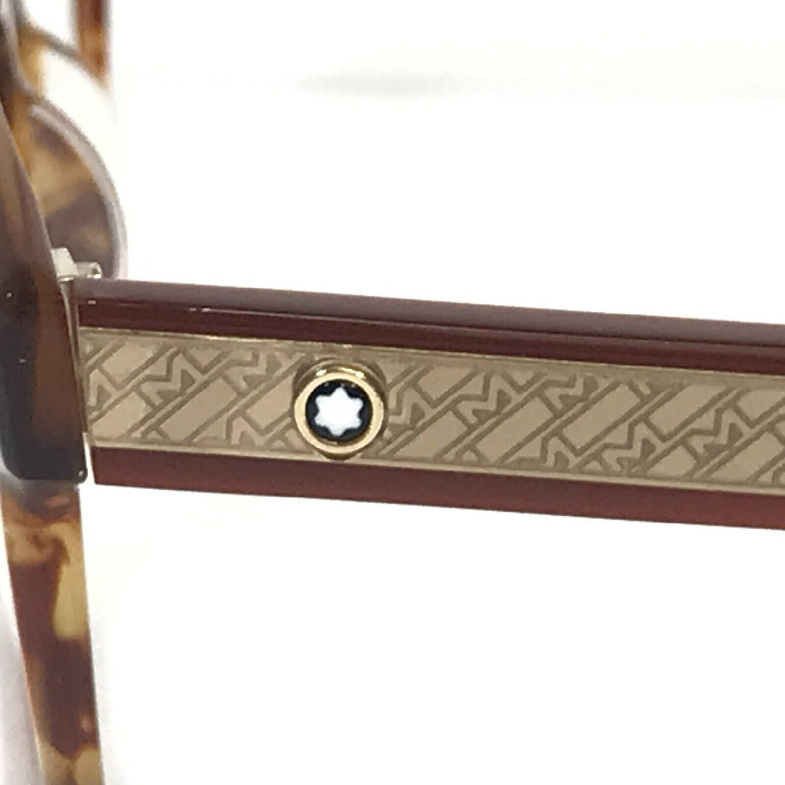Montblanc NEW Montblanc MB0125O - 006 Striped Horn(889652306704-KBA) Size ONE SIZE - 4 Thumbnail