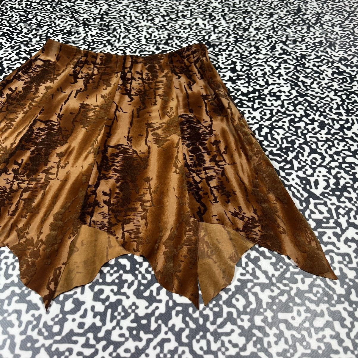 Japanese Brand Vintage Y2K Japanese Flared Mini Skirt Retro 90s Style Size 27" / US 4 / IT 40 - 10 Thumbnail