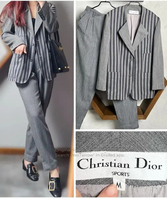 Dior Dior Women's Colorblock Wool Casual Pants . Size 28" / US 6 / IT 42 - 1 Thumbnail