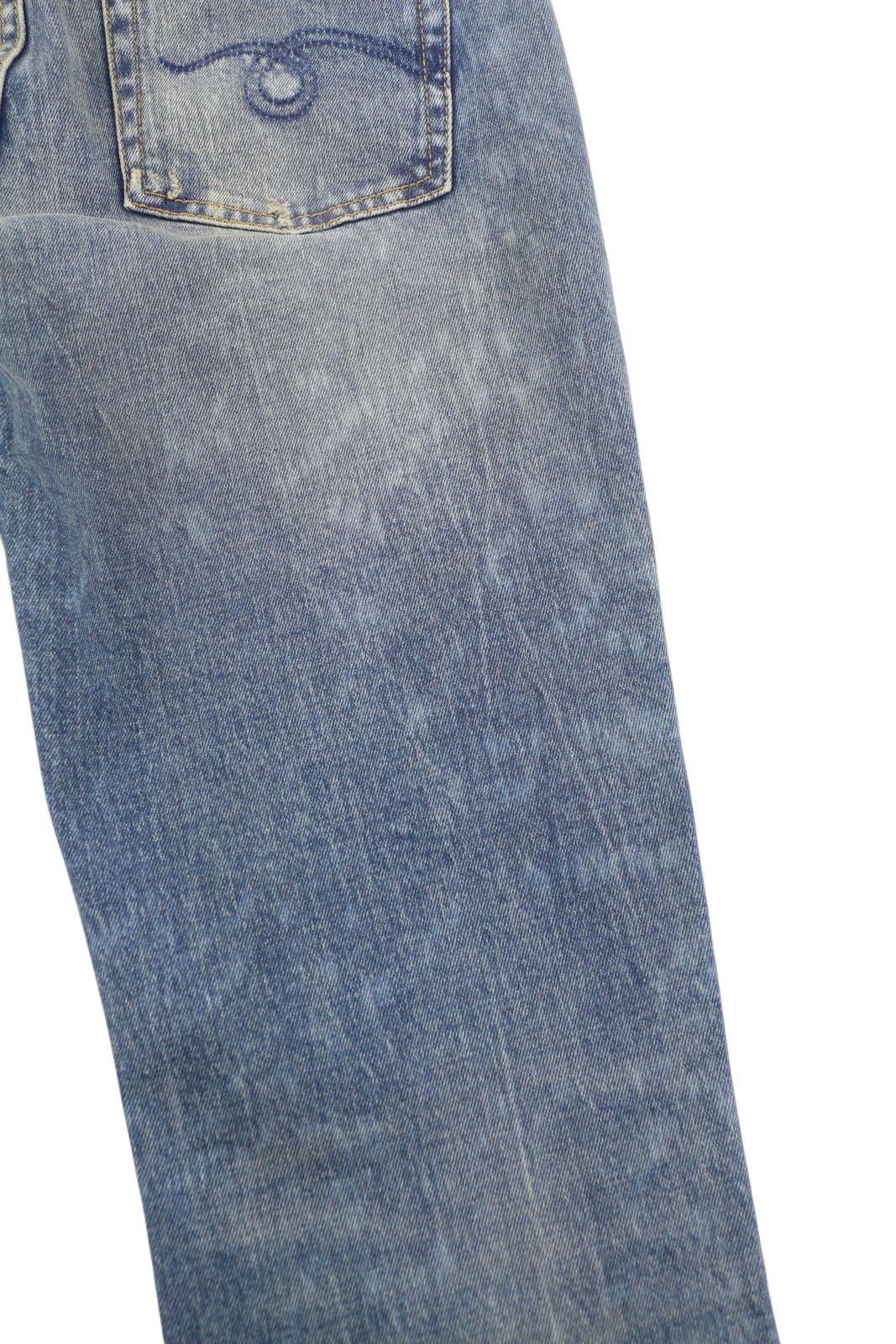 R13 KICK FIT 28 Kelly Stretch Washed Faded Ankle Length 86326 Size 28" / US 6 / IT 42 - 12 Thumbnail