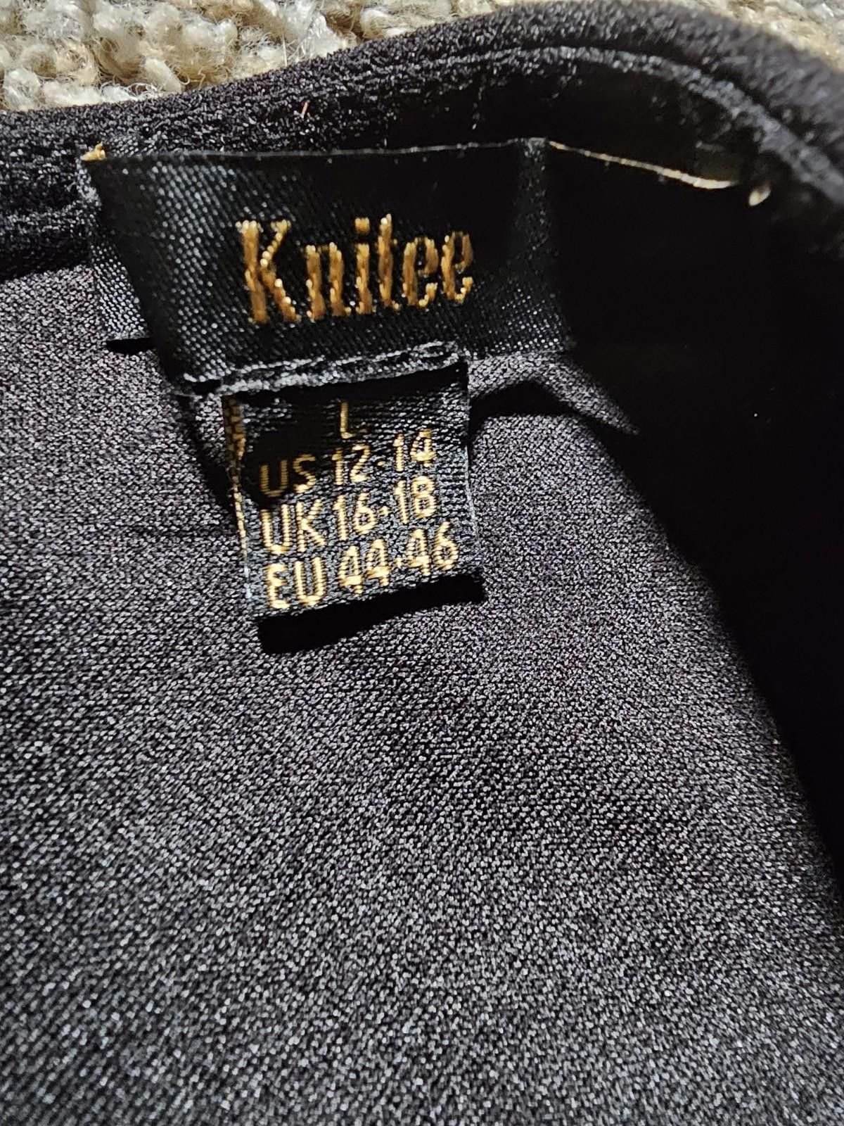 Homespun Knitwear Knitee L US 12-14 Black Pant Suit Size L / US 10 / IT 46 - 3 Thumbnail