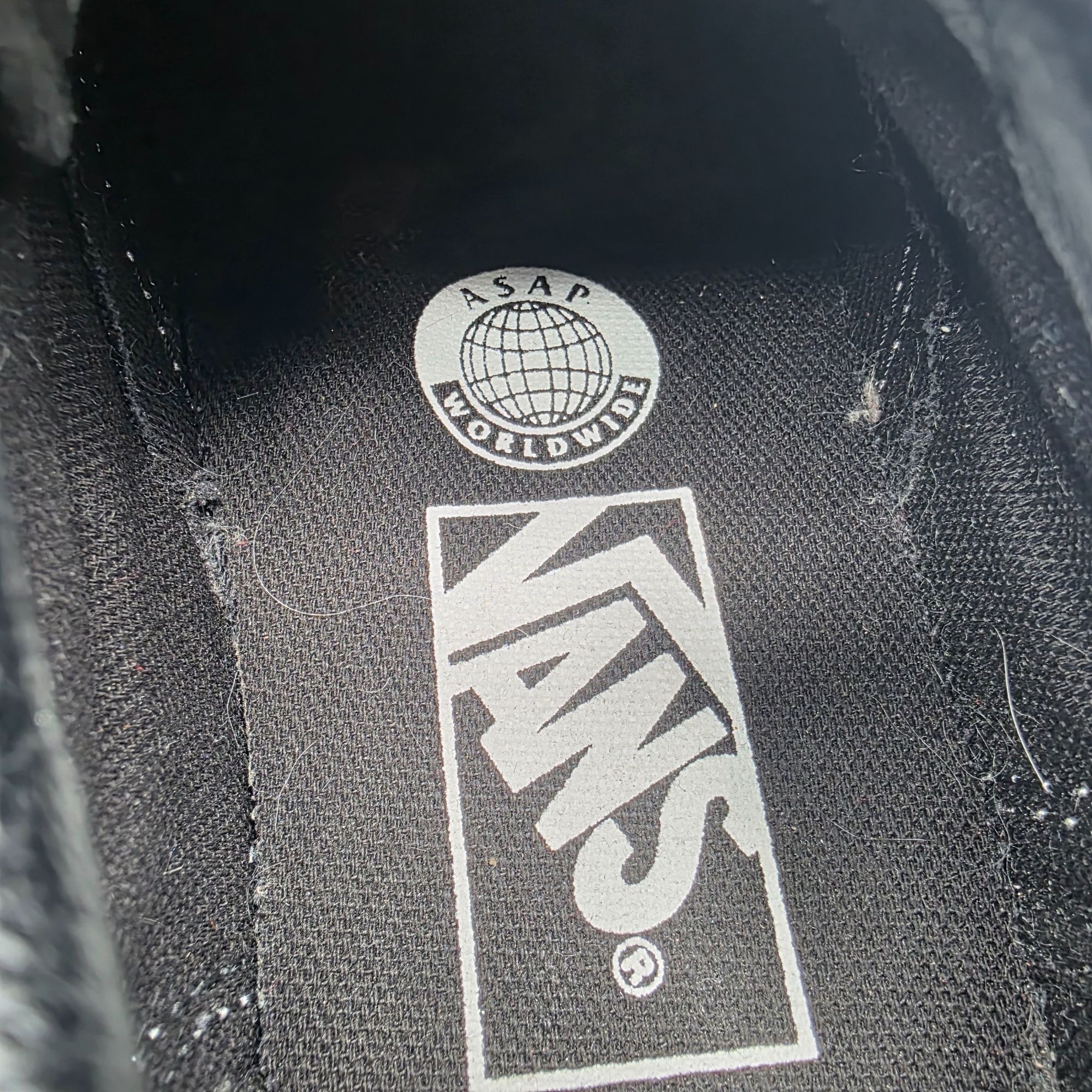 Vans Vans X ASAP Rocky Womens Size 7 Silver Black Sneakers Flame Size US 7 / IT 37 - 5 Thumbnail