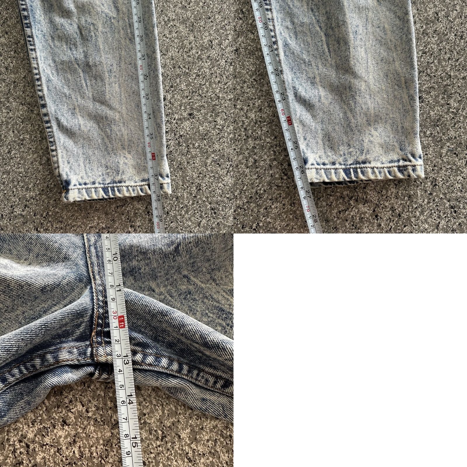 Vintage VINTAGE No Excuses Jeans 29 x 26 Acid Wash High Rise Mom 16 jeans Womens Size 38" / US 16 / IT 52 - 8 Thumbnail