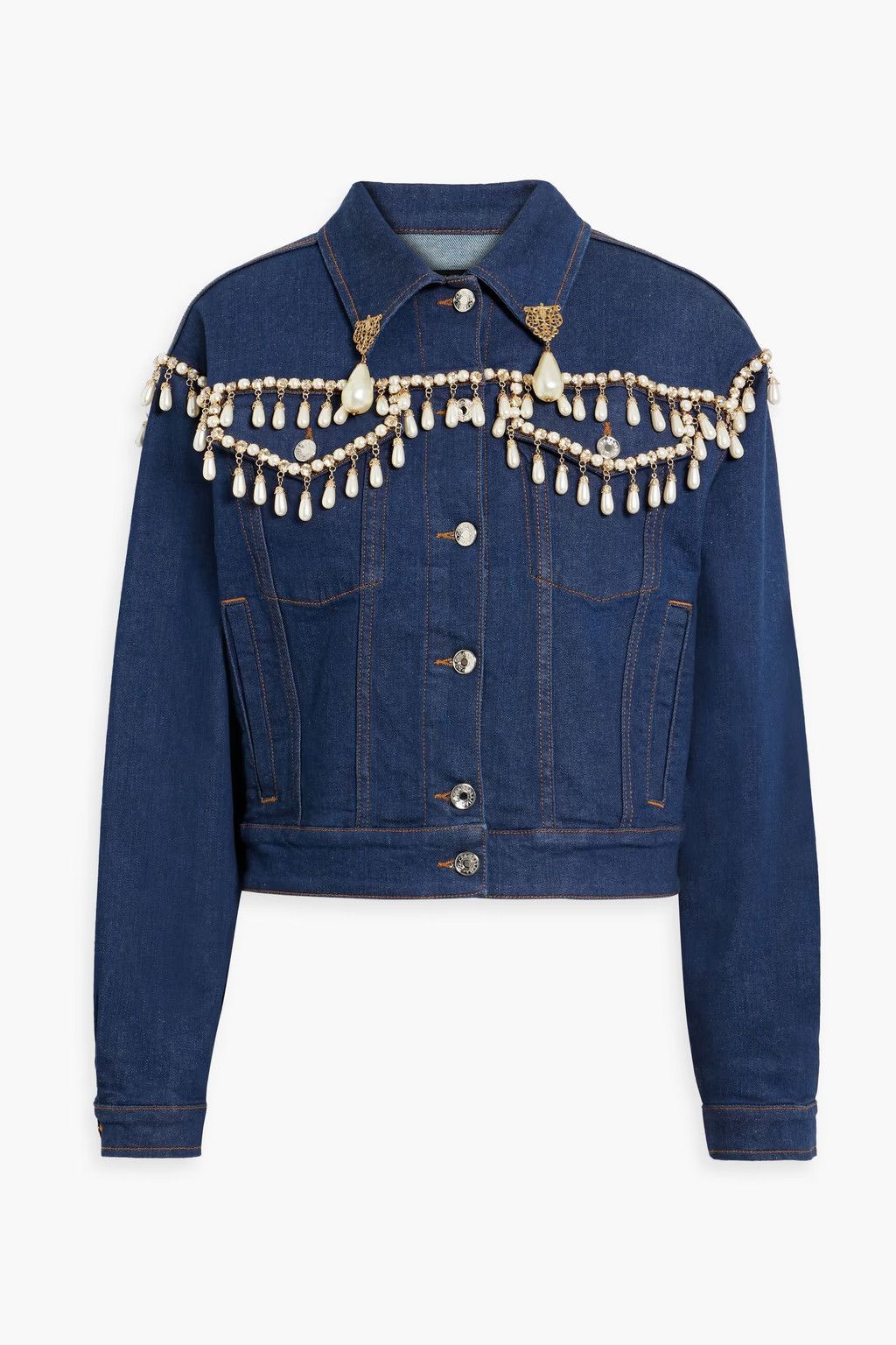 Dolce & Gabbana o1y0825 Denim Jacket in Blue Size S / US 4 / IT 40 - 1 Thumbnail