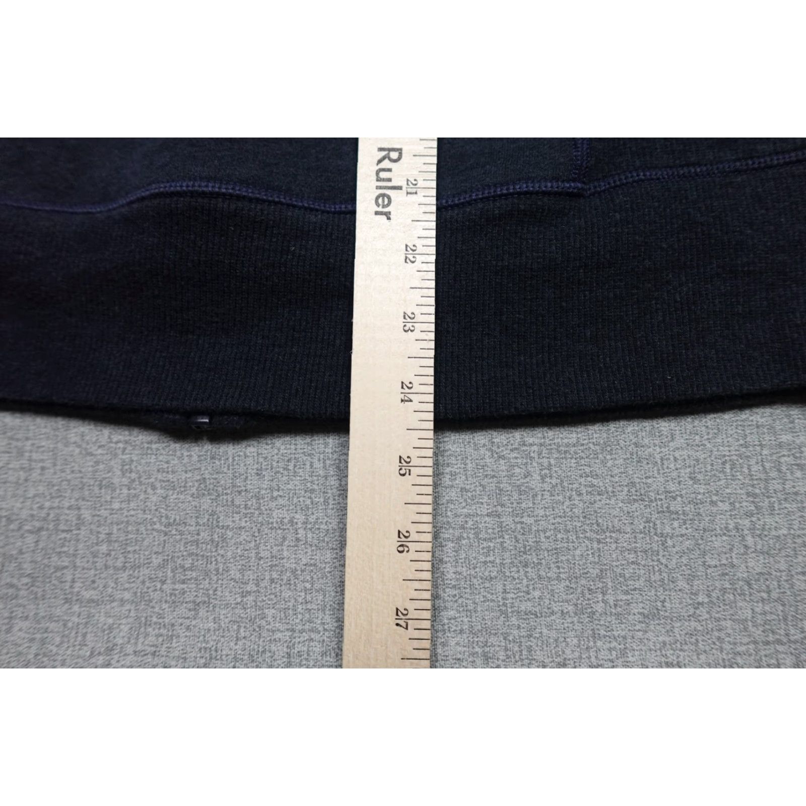 Lululemon VINTAGE:Lululemon Scuba Hoodie Womens Medium Black Full Zip Quilted Sweatshirt Jacket Size M / US 6-8 / IT 42-44 - 7 Thumbnail