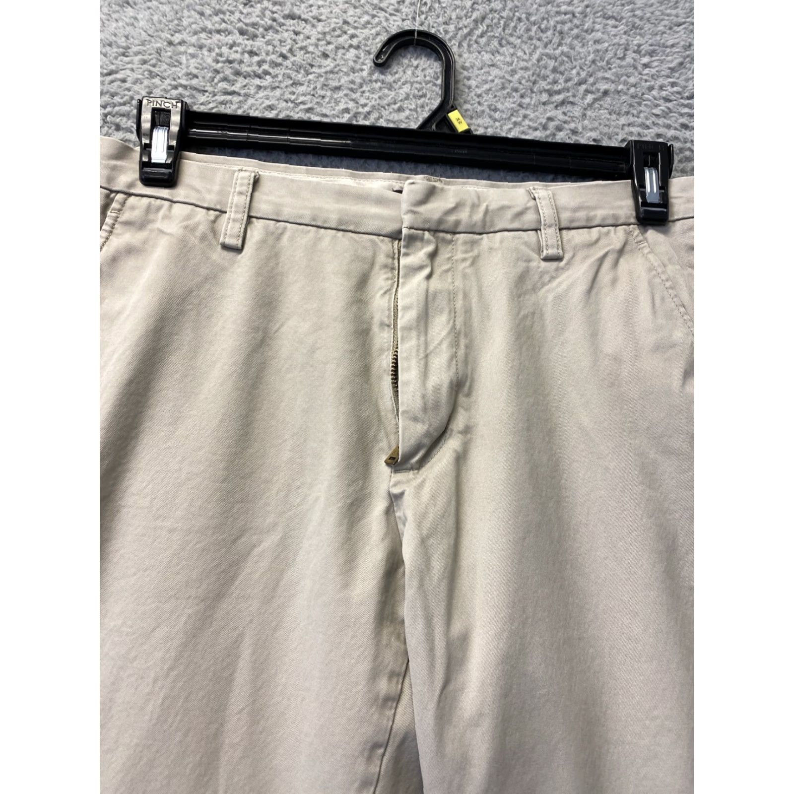 Banana Republic BANANA REPUBLIC Athletic Fit Chino Pants Mens 30x30 Tan Slimming Regular Cotton Blend Size US 30 / EU 46 - 2 Thumbnail