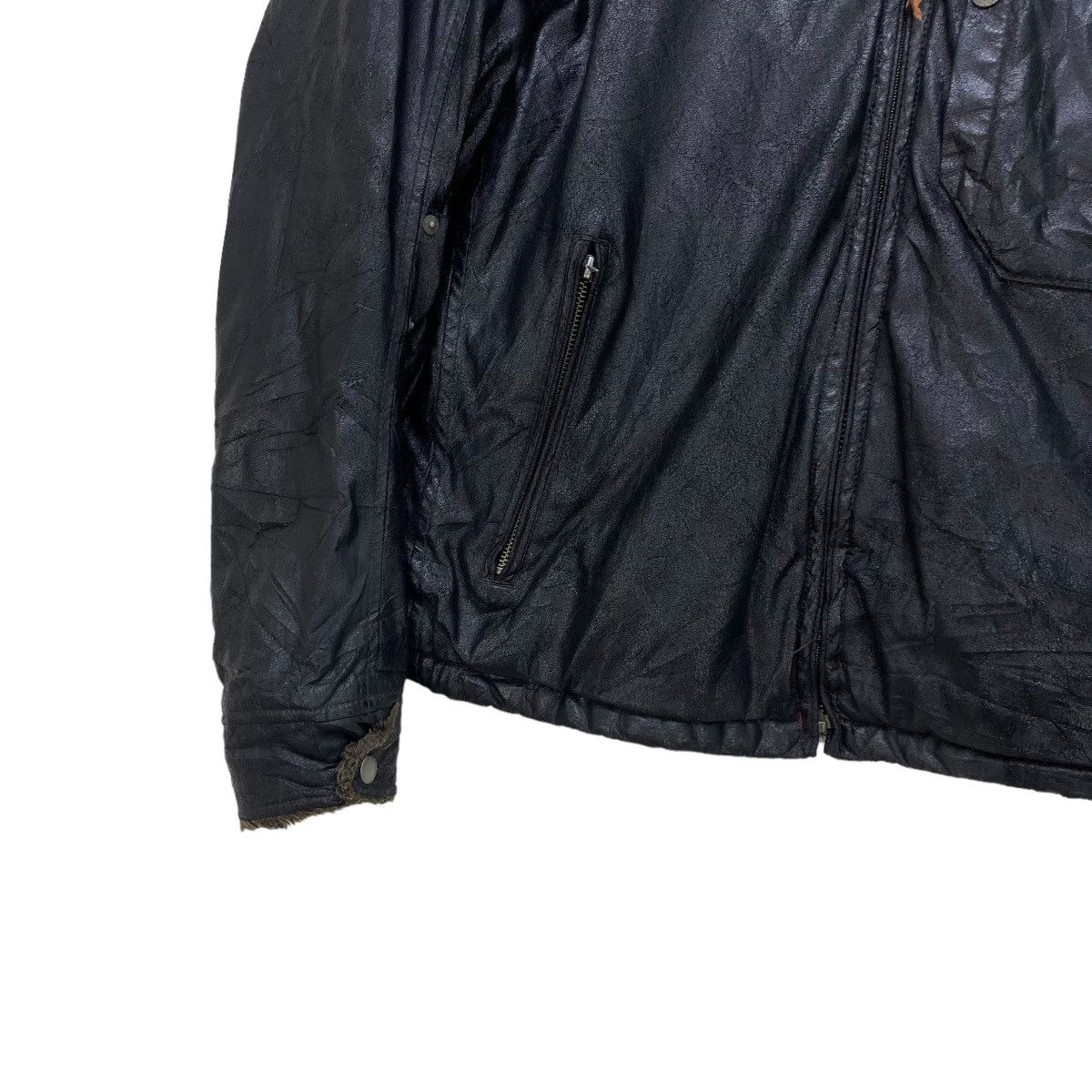 Japanese Brand 💥Vintage Ball Biker Shearling Jacket Size US L / EU 52-54 / 3 - 5 Thumbnail