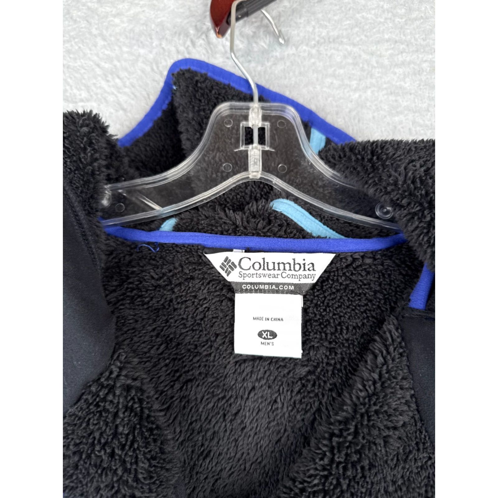 Vintage VINTAGE Columbia Jacket Adult XL Blue Full Zip Fleece Polyester Windbreaker Pockets Men’s 44 in Chest Regular Size US XL / EU 56 / 4 - 6 Thumbnail