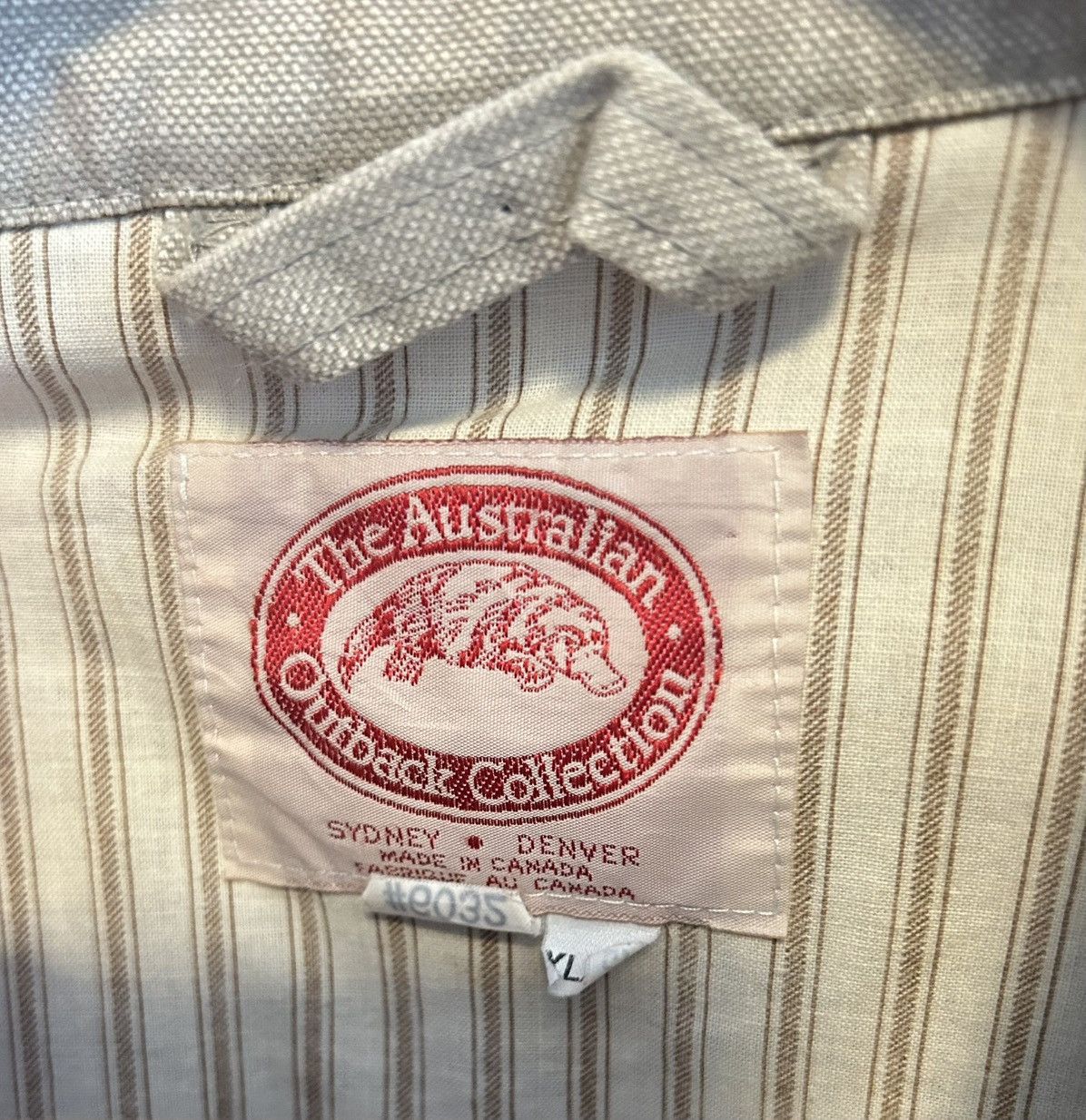 Vintage The Australian Outback Collection Leather Jacket