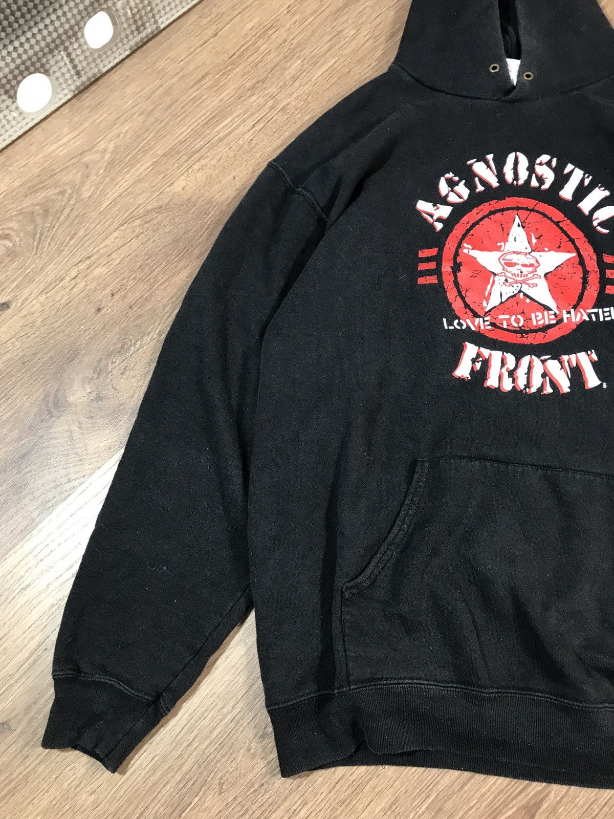 Band Tees × Vintage Agnostic Front Vintage Rare Hoodie Size US XL / EU 56 / 4 - 2 Thumbnail