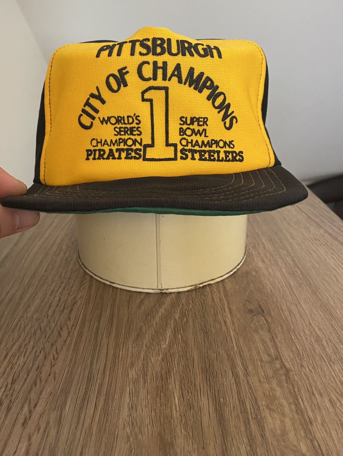 MLB Vintage 1979 Pittsburgh Steelers Pirates Champs Snap Back Size ONE SIZE - 5 Thumbnail