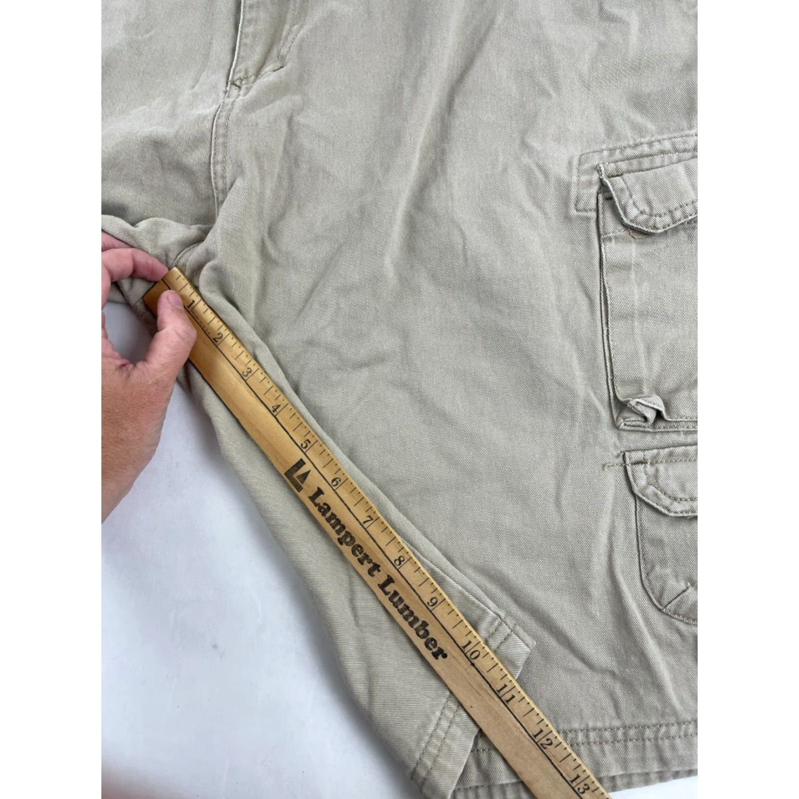 MILLY Old Mill Shorts Mens 40 Tan Cargo Pockets Outdoors Hiking RN20849 Cotton Brown Regular Cargo shorts Mens 40 Tan Outdoor Pockets Cargo - Size US 41 - 5 Thumbnail