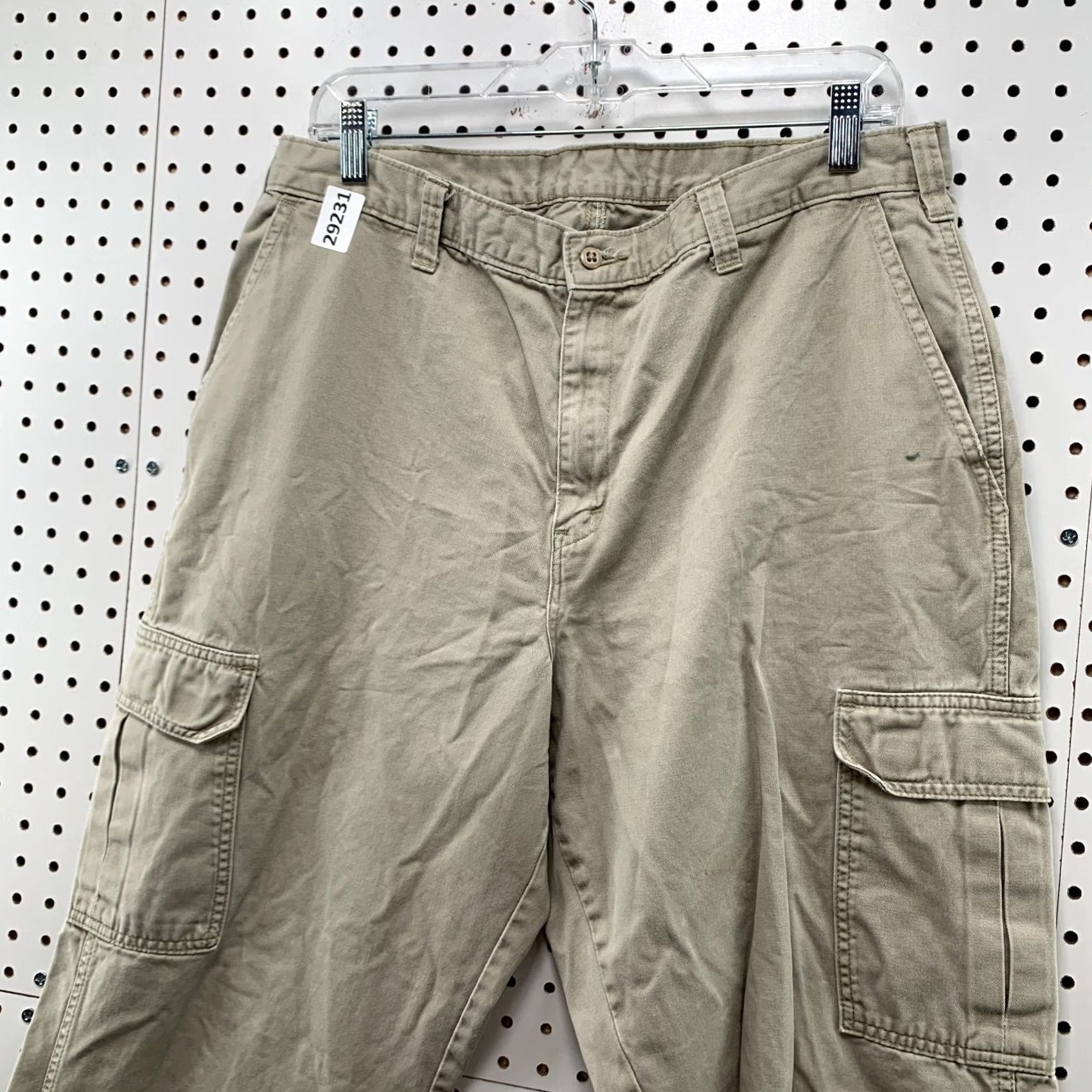 Dickies Vintage Dixie’s Pants Cargo Relaxed Beige Skateboard Size Fits 35x30 Mens Size US 35 - 4 Thumbnail