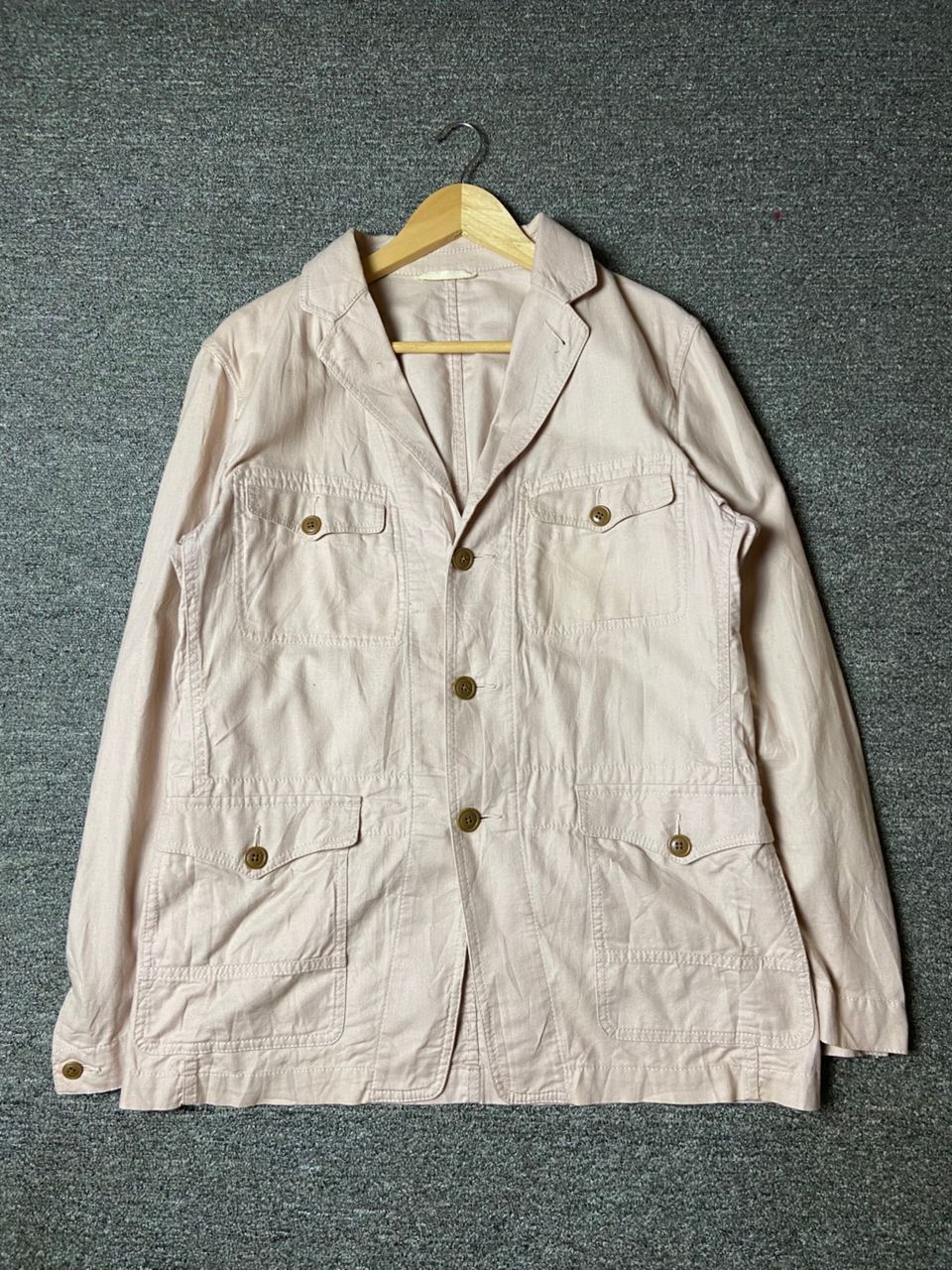 Japanese Brand Green Label Relaxing Multipocket Worker Jacket (178) Size US L / EU 52-54 / 3 - 1 Thumbnail