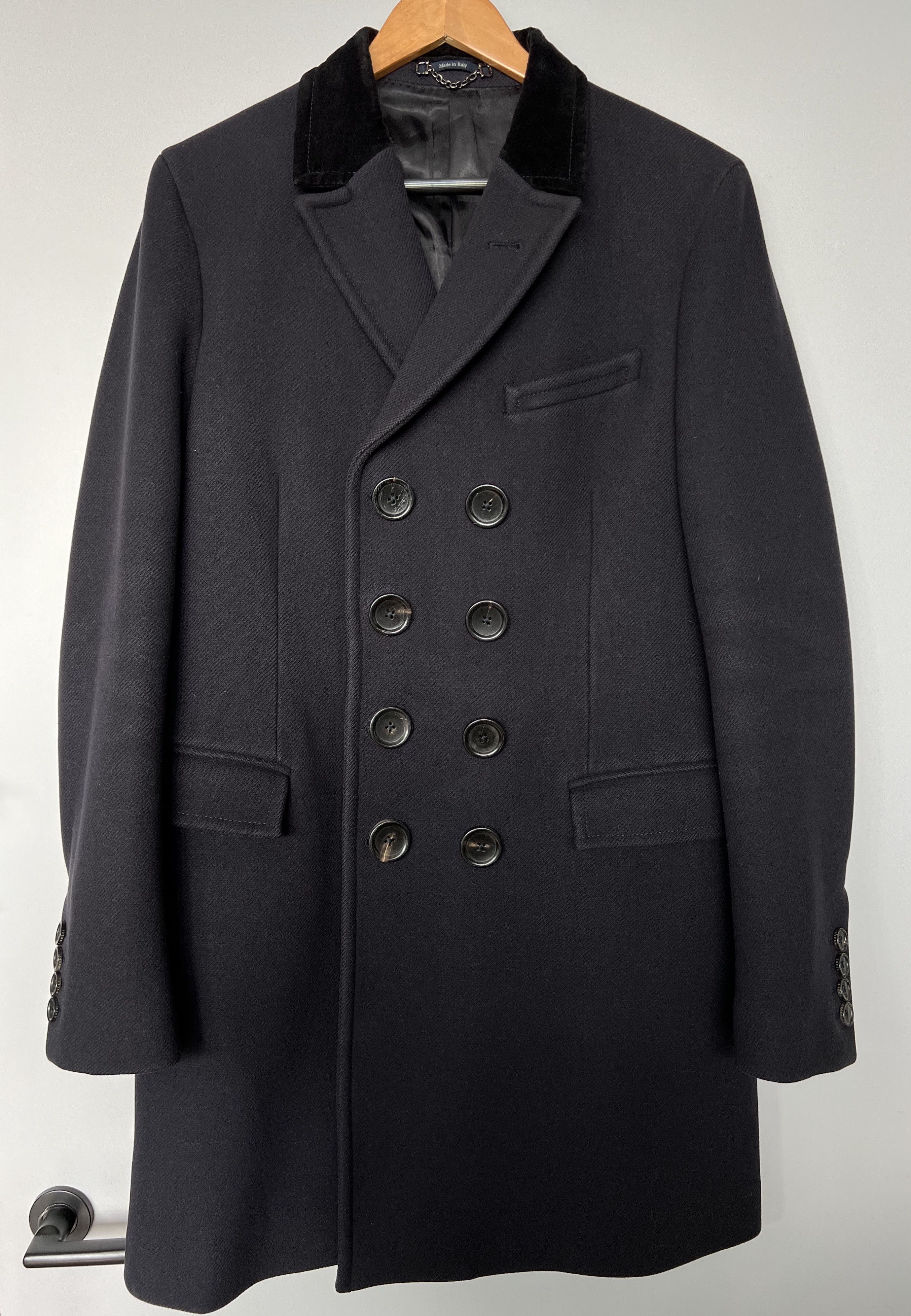 Gucci Gucci Military Double Breasted Wool Overcoat Size US M / EU 48-50 / 2 - 2 Thumbnail