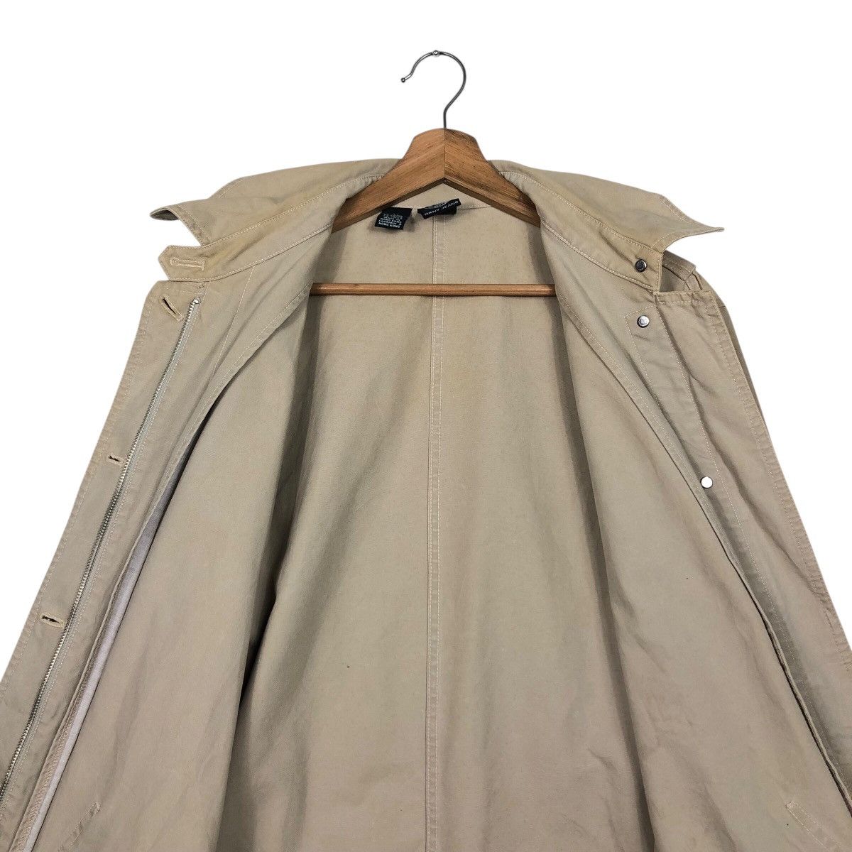 Japanese Brand DKNY Jeans Khaki Field Jacket – 90s Workwear Style Size US M / EU 48-50 / 2 - 15 Thumbnail