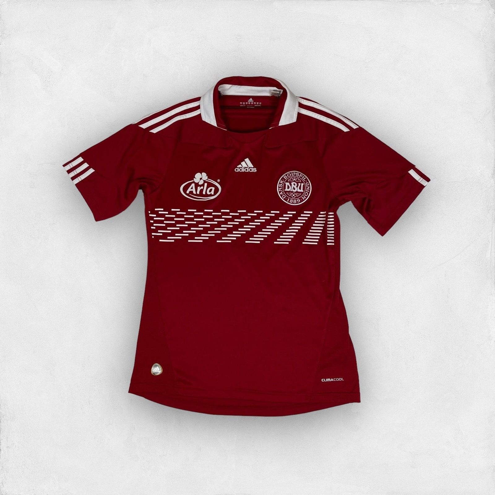 Adidas Adidas Climacool Mens Red Denmark National Football Jersey S Size US S / EU 44-46 / 1 - 1 Thumbnail