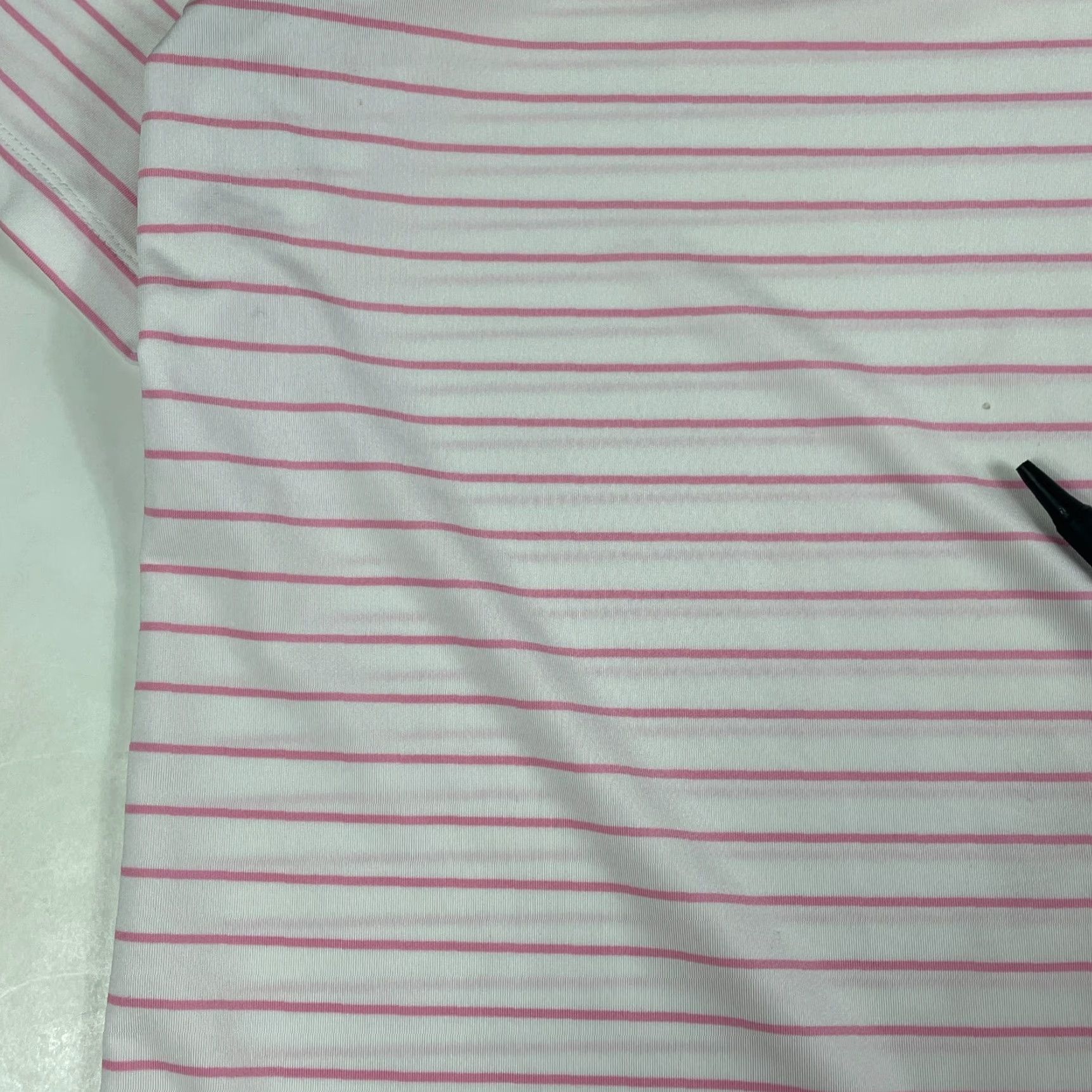 RLX Ralph Lauren VINTAGE RLX Ralph Lauren Polo Shirt Mens Large White Pink Short Sleeve Golfing Stretch Size US L / EU 52-54 / 3 - 6 Thumbnail