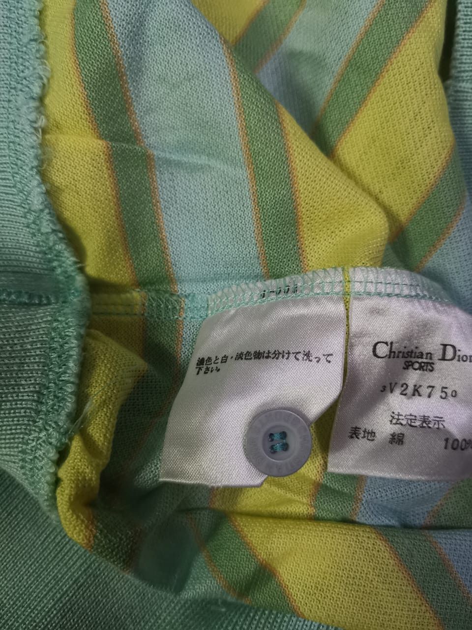 Christian Dior Monsieur × Designer × Dior Vtg Christian Dior Sports Polo Tshirt Size L / US 10 / IT 46 - 7 Thumbnail