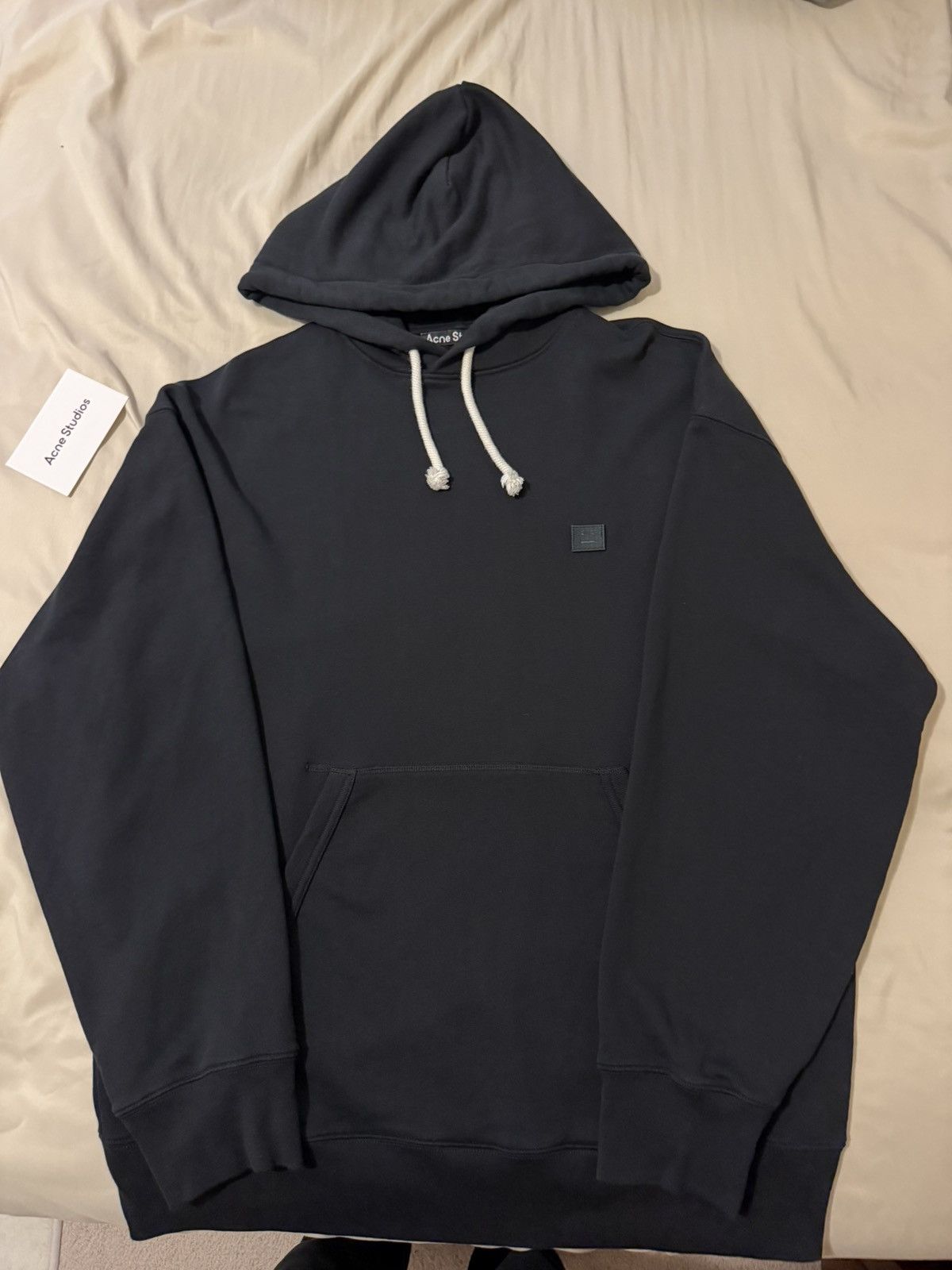 Acne Studios Acne Studios Oversized Face Logo Hoodie Size US S / EU 44-46 / 1 - 1 Thumbnail