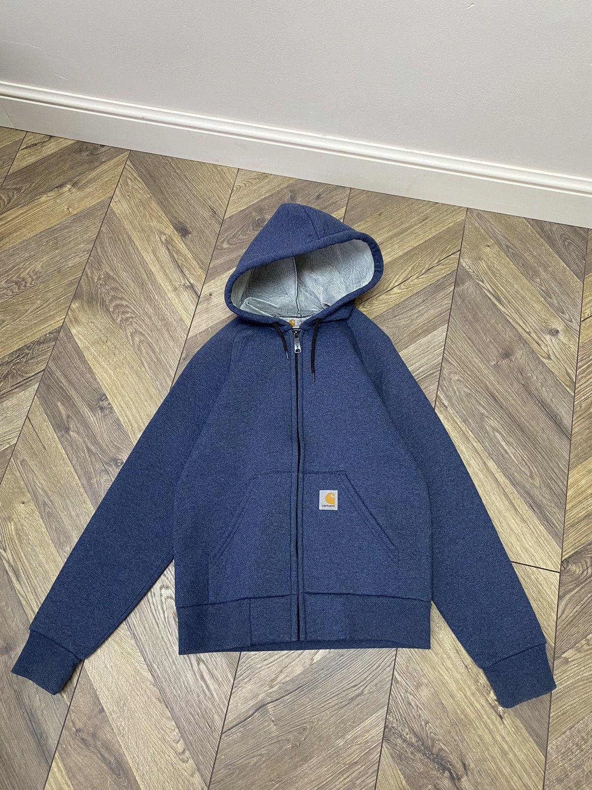 Carhartt × Vintage Vintage Carhartt W'Car Lux Hooded Full Zip Jacket Hoodie Size US S / EU 44-46 / 1 - 2 Thumbnail