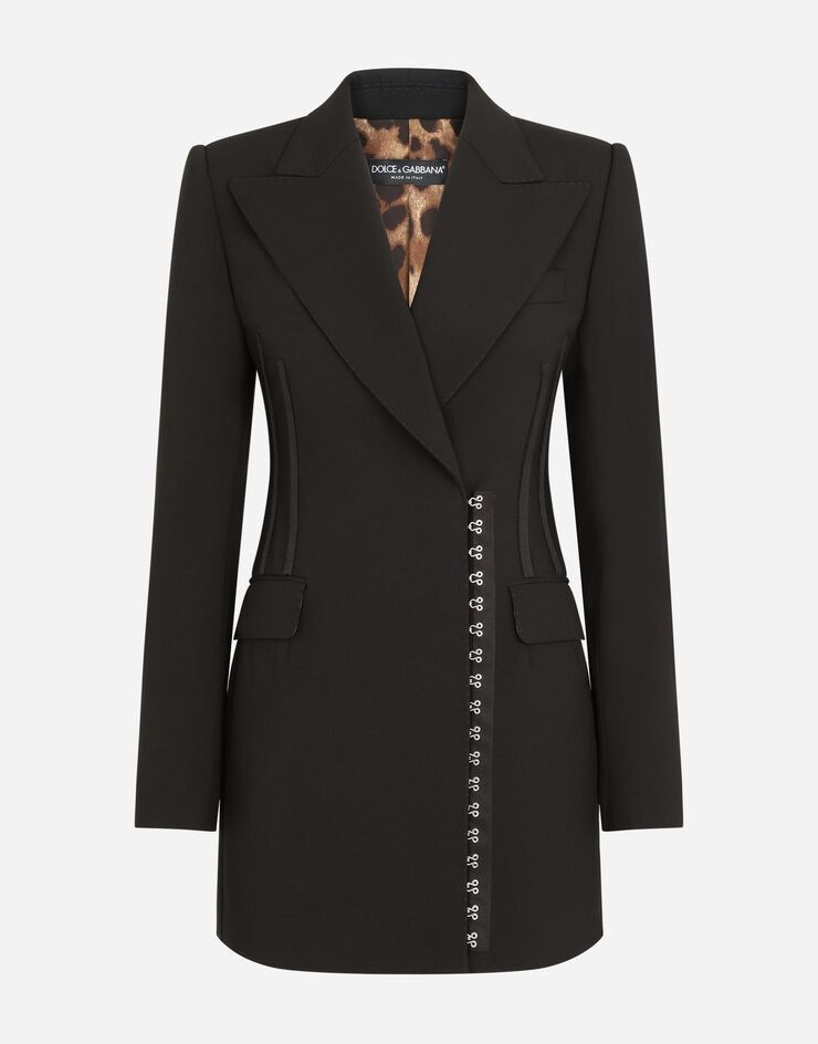Dolce & Gabbana o1y0825 Crepe Jacket in Black Size M / US 6-8 / IT 42-44 - 1 Thumbnail
