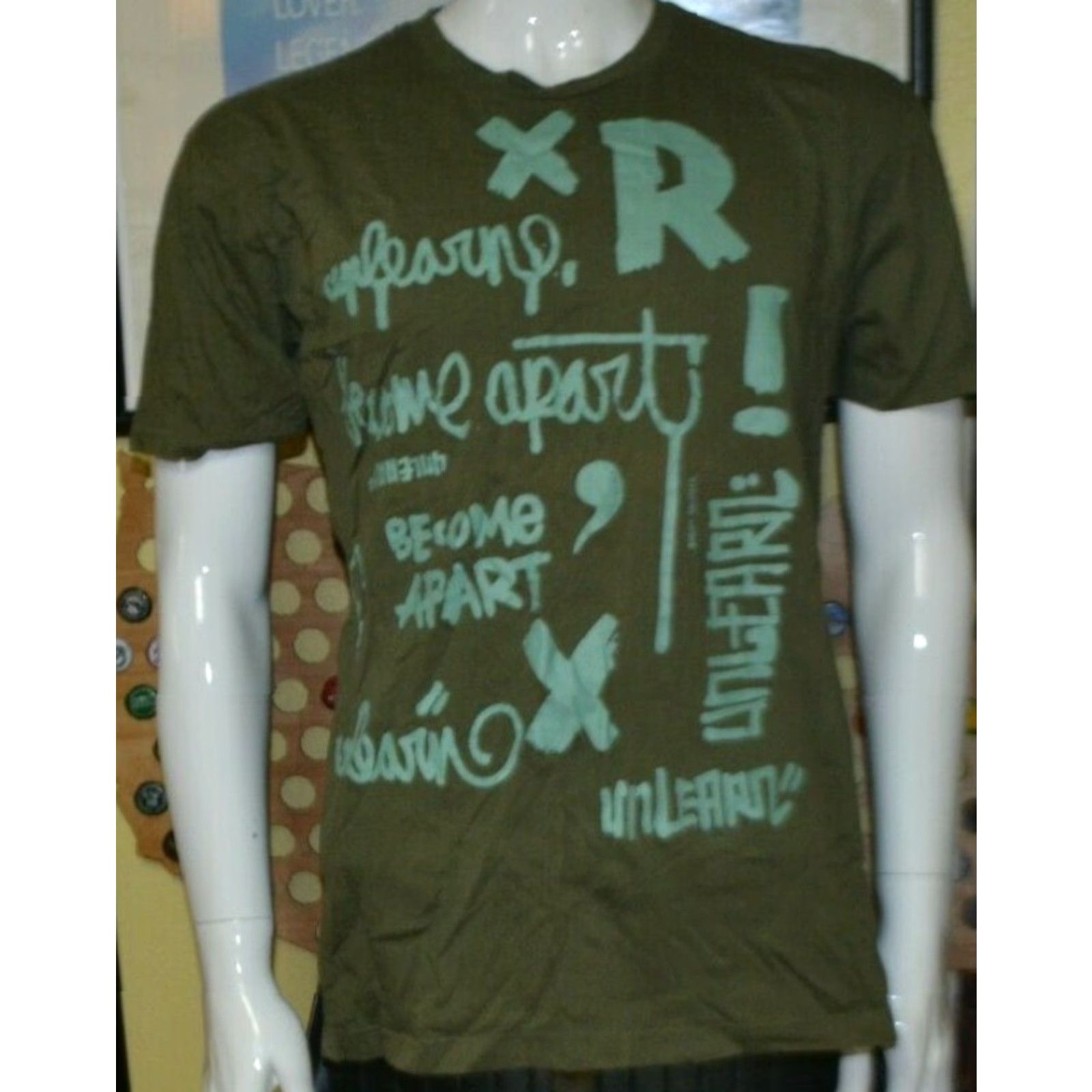 Vintage VINTAGE Kinsey T-Shirt Black XL Men Graphic Tee Limited Edition Unlearn Dave Kinsey 2003 Street Art Graffiti BLK/MRKT Shirt Mens Size US XL / EU 56 / 4 - 2 Thumbnail