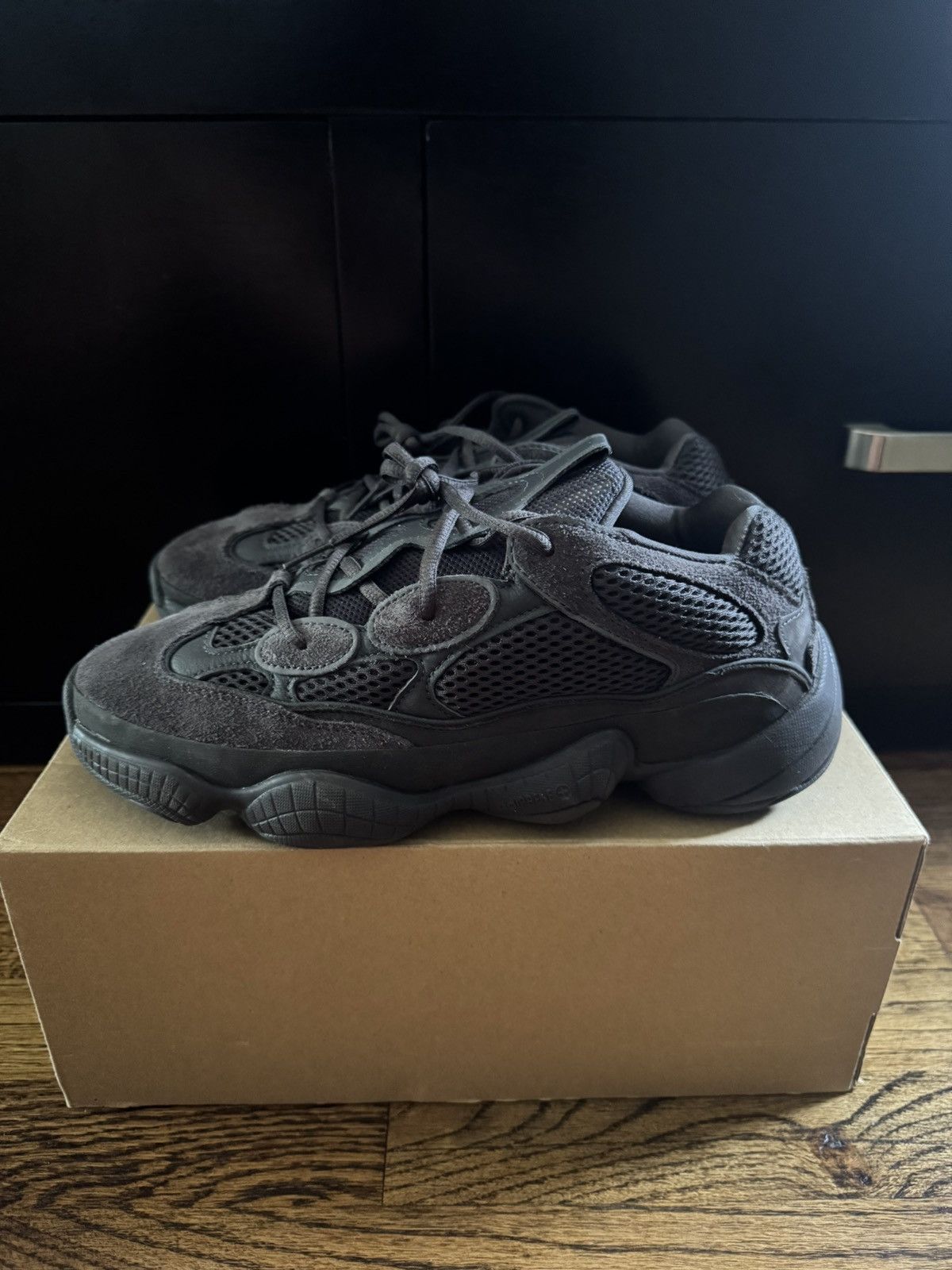 Adidas Adidas Yeezy 500 'Utility Black' Size US 10 / EU 43 - 2 Thumbnail