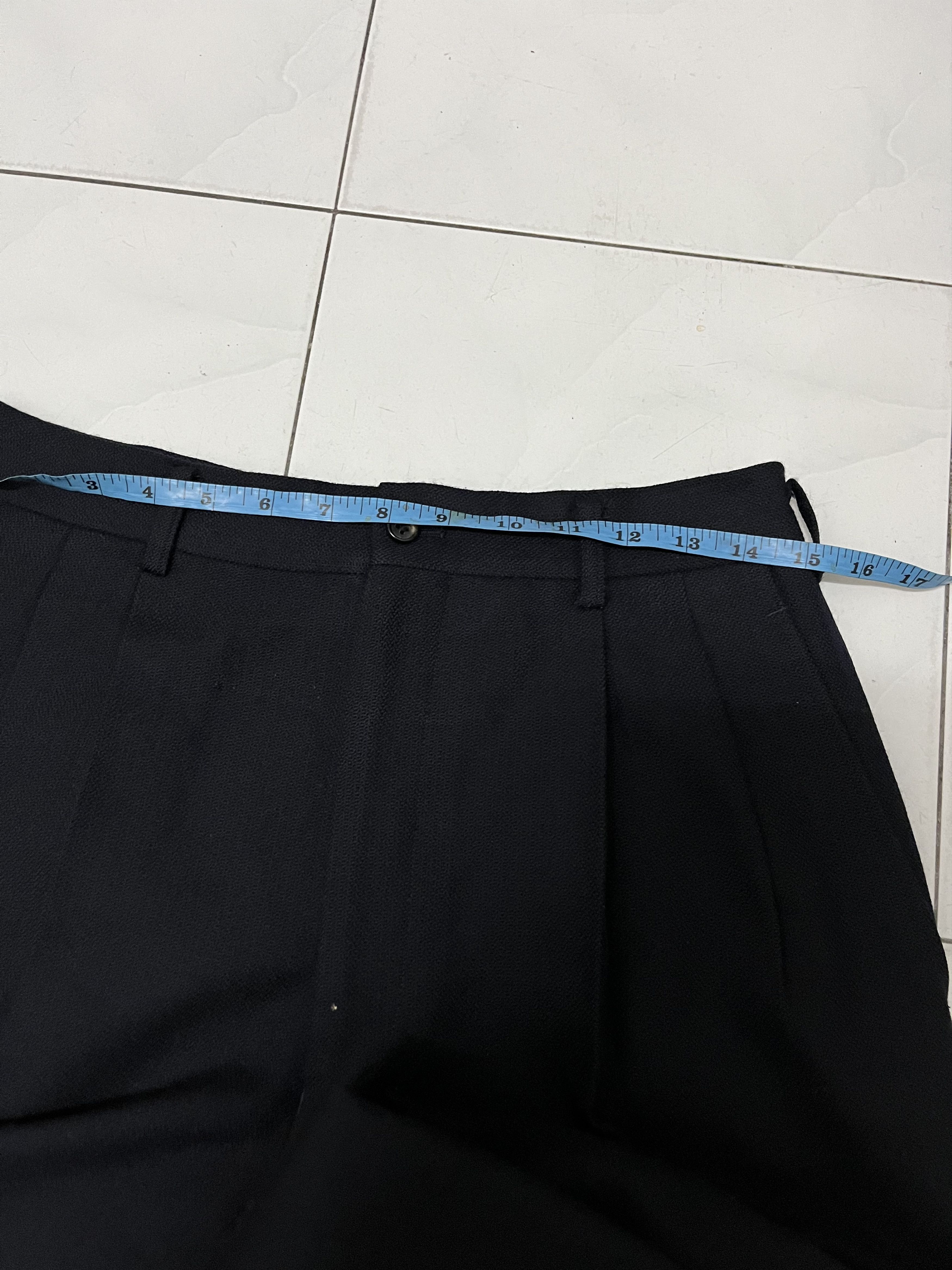 Comme des Garcons × Comme des Garcons Homme Plus × Vintage AW91 Comme Des Garcons Gabardine Wool Pants Size US 30 / EU 46 - 16 Thumbnail
