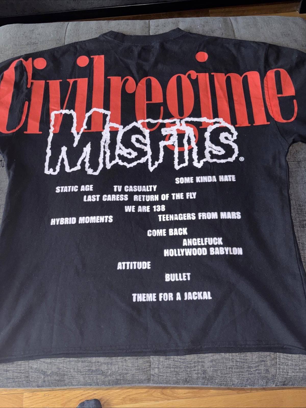 Civil Regime Civil x Misfits XL T-shirt Black Short Sleeve Size US XL / EU 56 / 4 - 8 Thumbnail