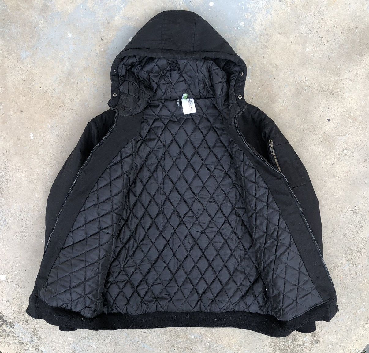 Japanese Brand B-one-soulProjects Ma-1 Lined Quilted Bomber Jacket Size US XL / EU 56 / 4 - 12 Thumbnail