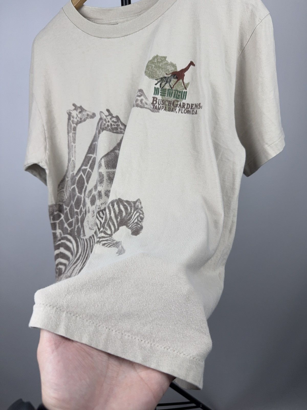 The Mountain 90s Turner Originals Busch Gardens Safari Tee Made in USA L Size US L / EU 52-54 / 3 - 5 Thumbnail