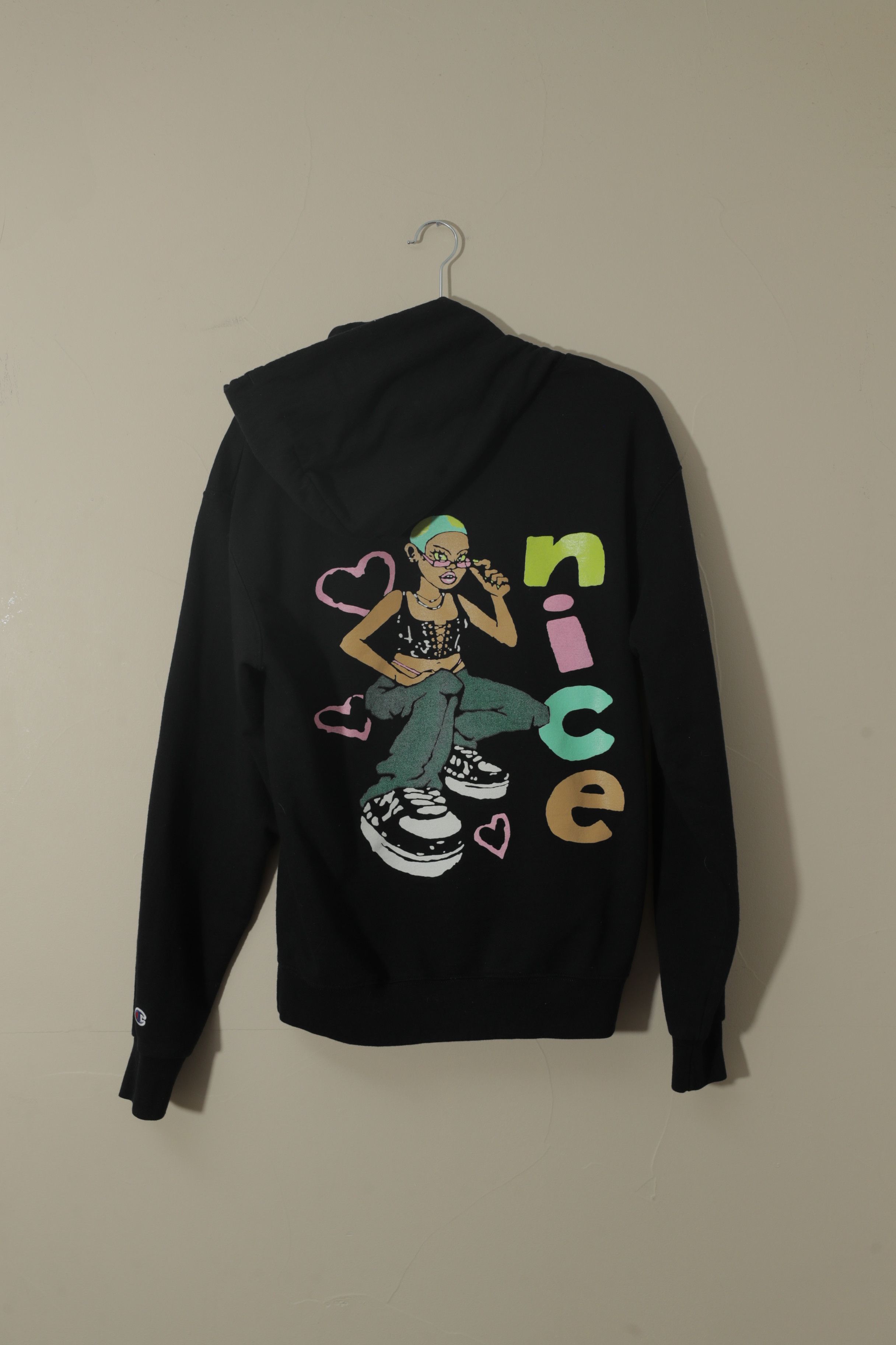 Band Tees × Champion Amindi Nice EP Hoodie (M) Size US M / EU 48-50 / 2 - 2 Thumbnail