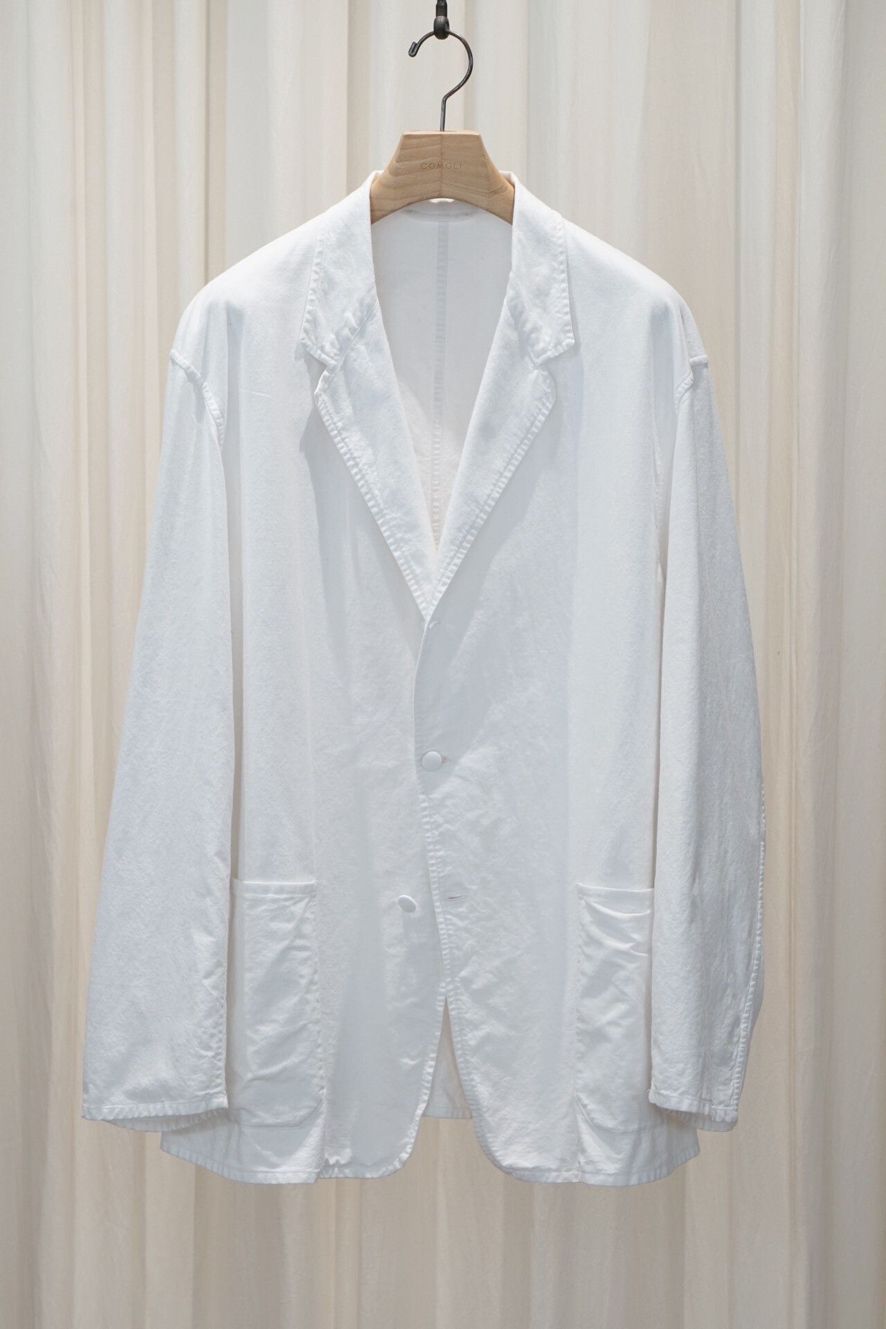 Comoli comoli 25ss White Oversized Suit Jacket Size L / US 10 / IT 46 - 1 Thumbnail