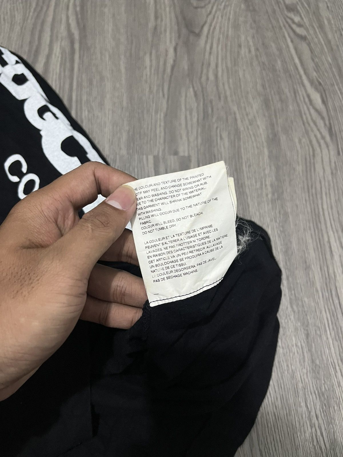 CDG by Comme des Garcons Comme des Garçons CDG Side Taped Longsleeve Thirt Size US XL / EU 56 / 4 - 8 Thumbnail