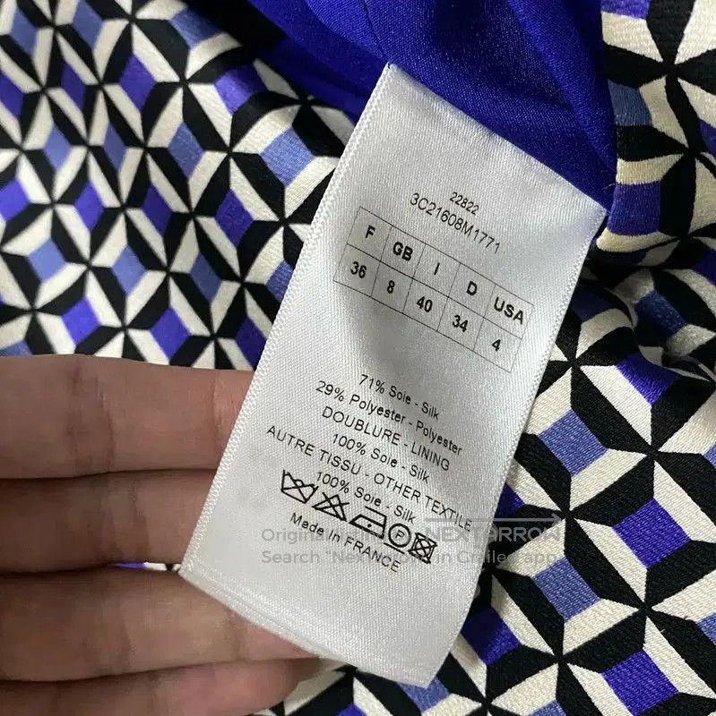 Dior Dior Sleeveless Summer Blue Dress . Size XXS / US 00 / IT 34 - 6 Thumbnail